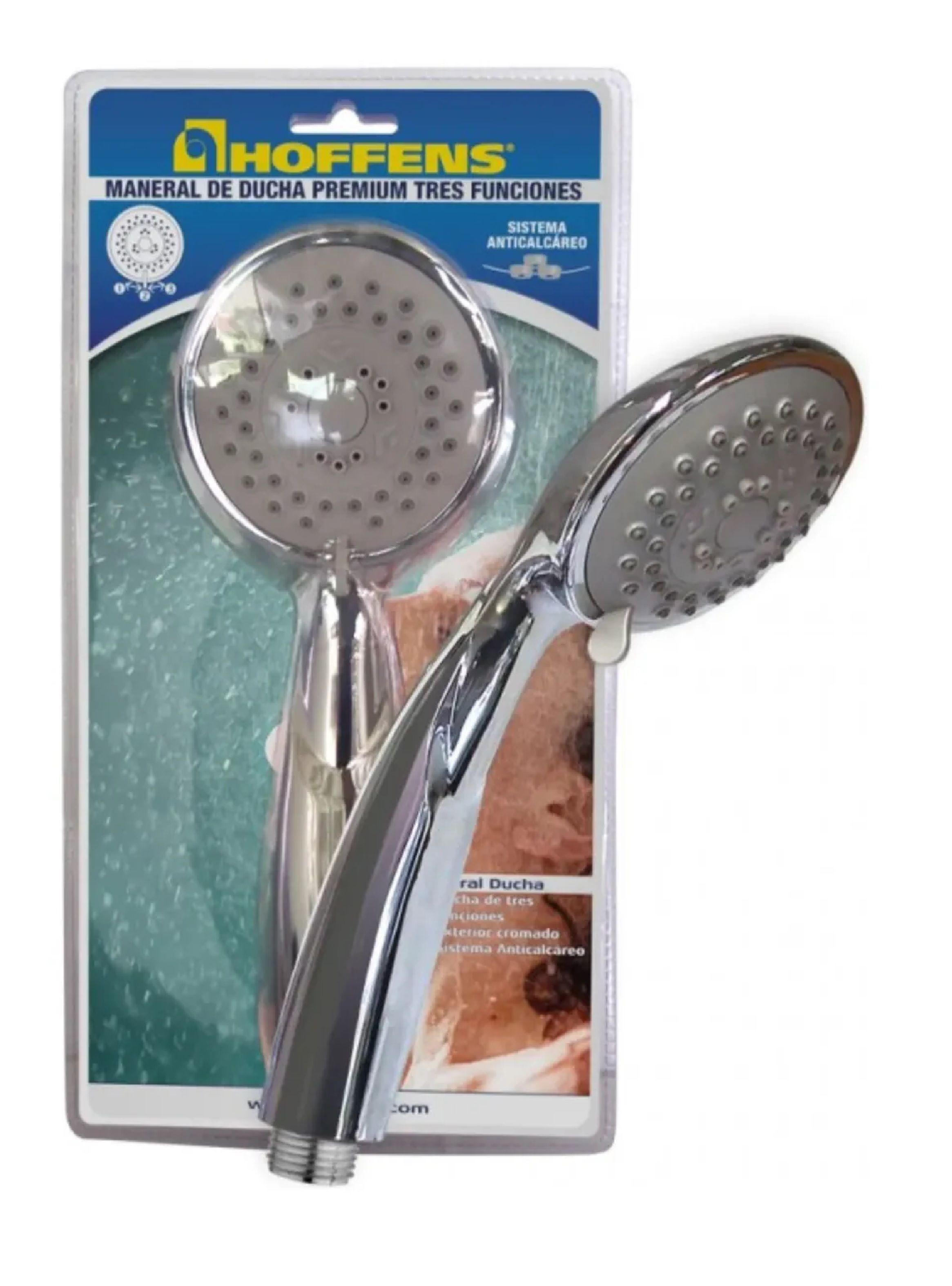 Mango De Ducha Telefono Premium 3 Funciones Cromado Antical-0