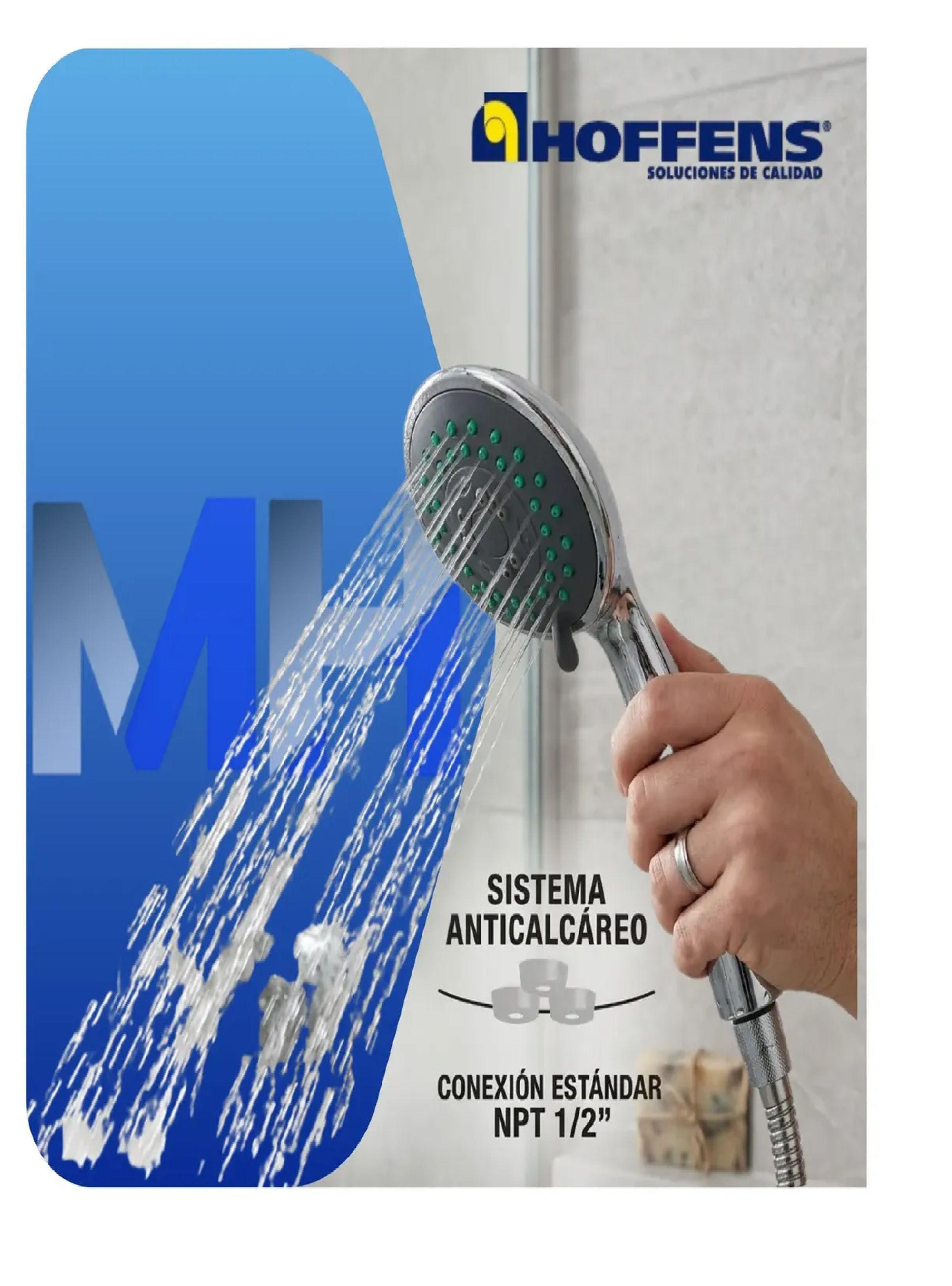 Mango De Ducha Telefono Premium 3 Funciones Cromado Antical-1