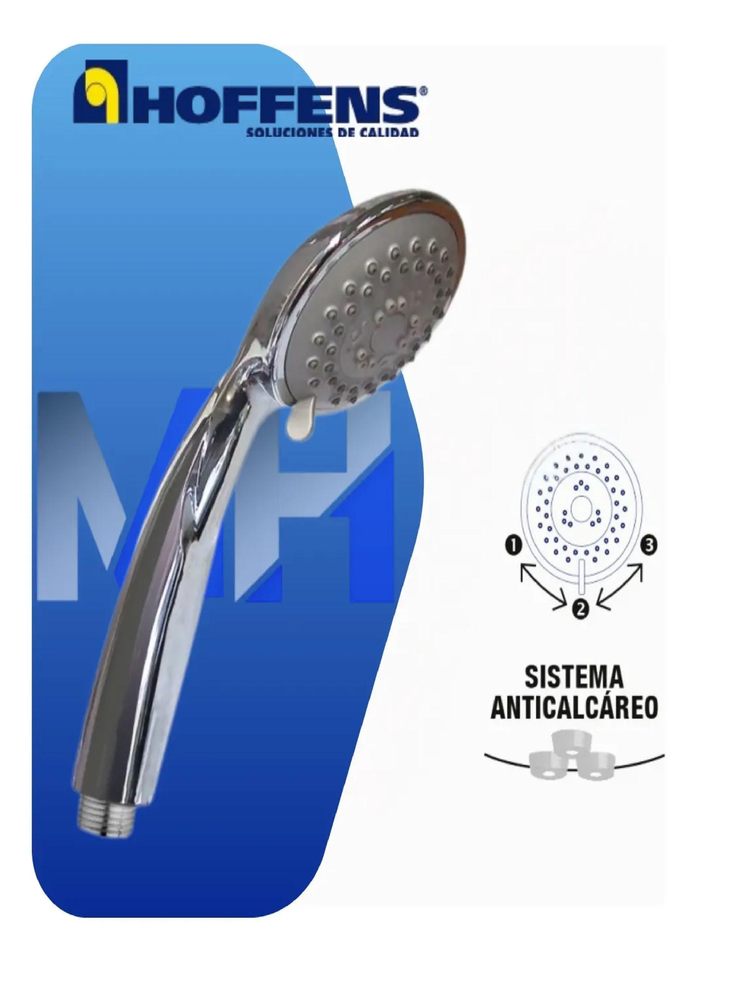 Mango De Ducha Telefono Premium 3 Funciones Cromado Antical-2