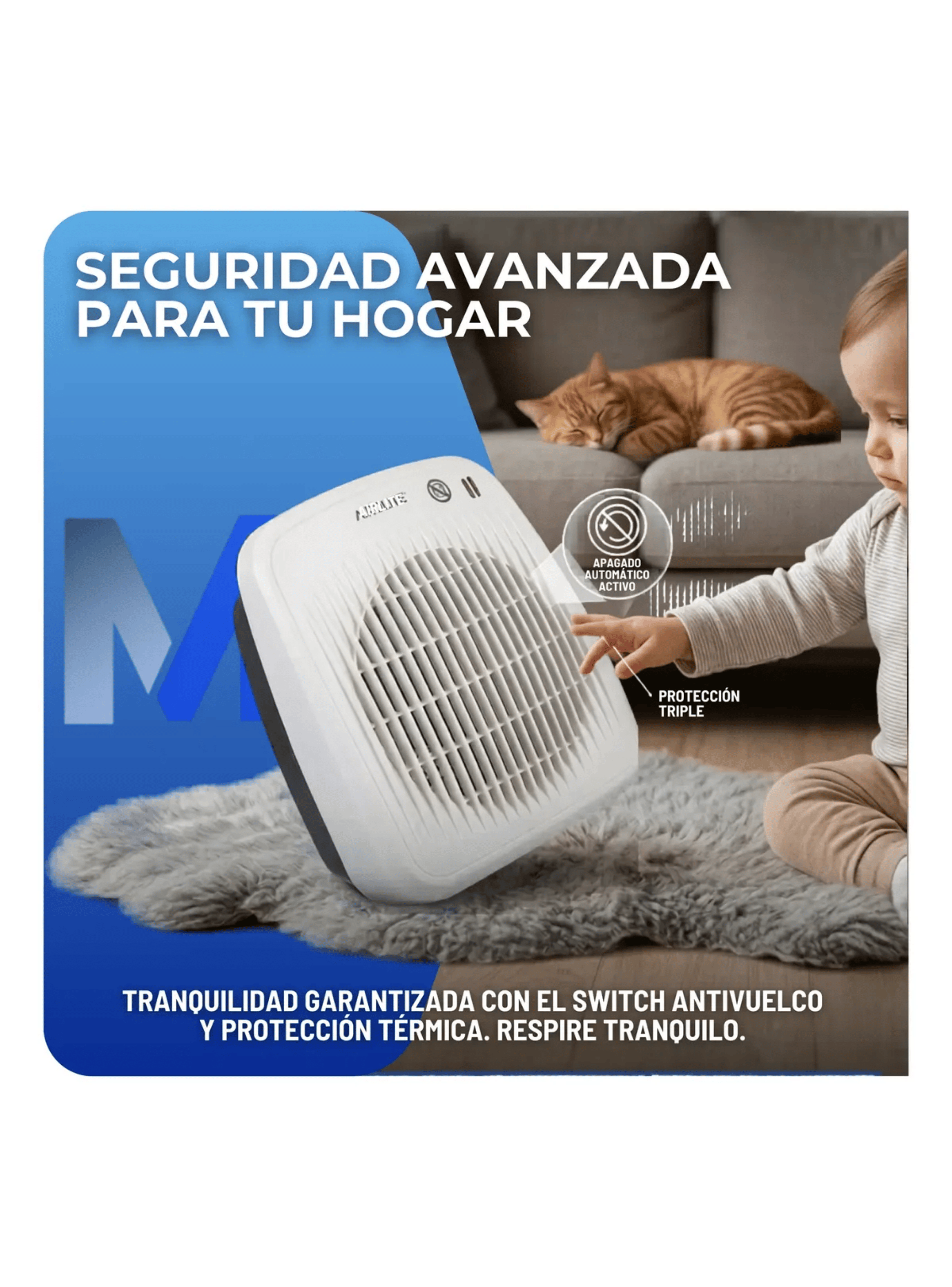 Termoventilador Airolite 2000w Compacto Y Seguro Apto Ba o-2