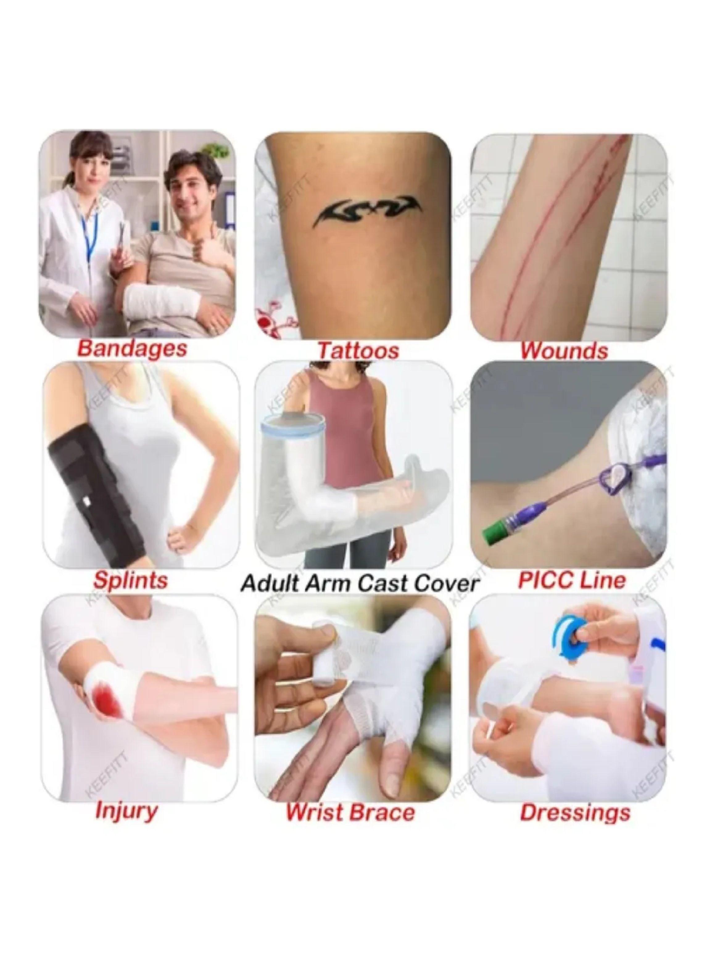 Protector Impermeable Para Codo Vendaje Yeso Y Heridas-5