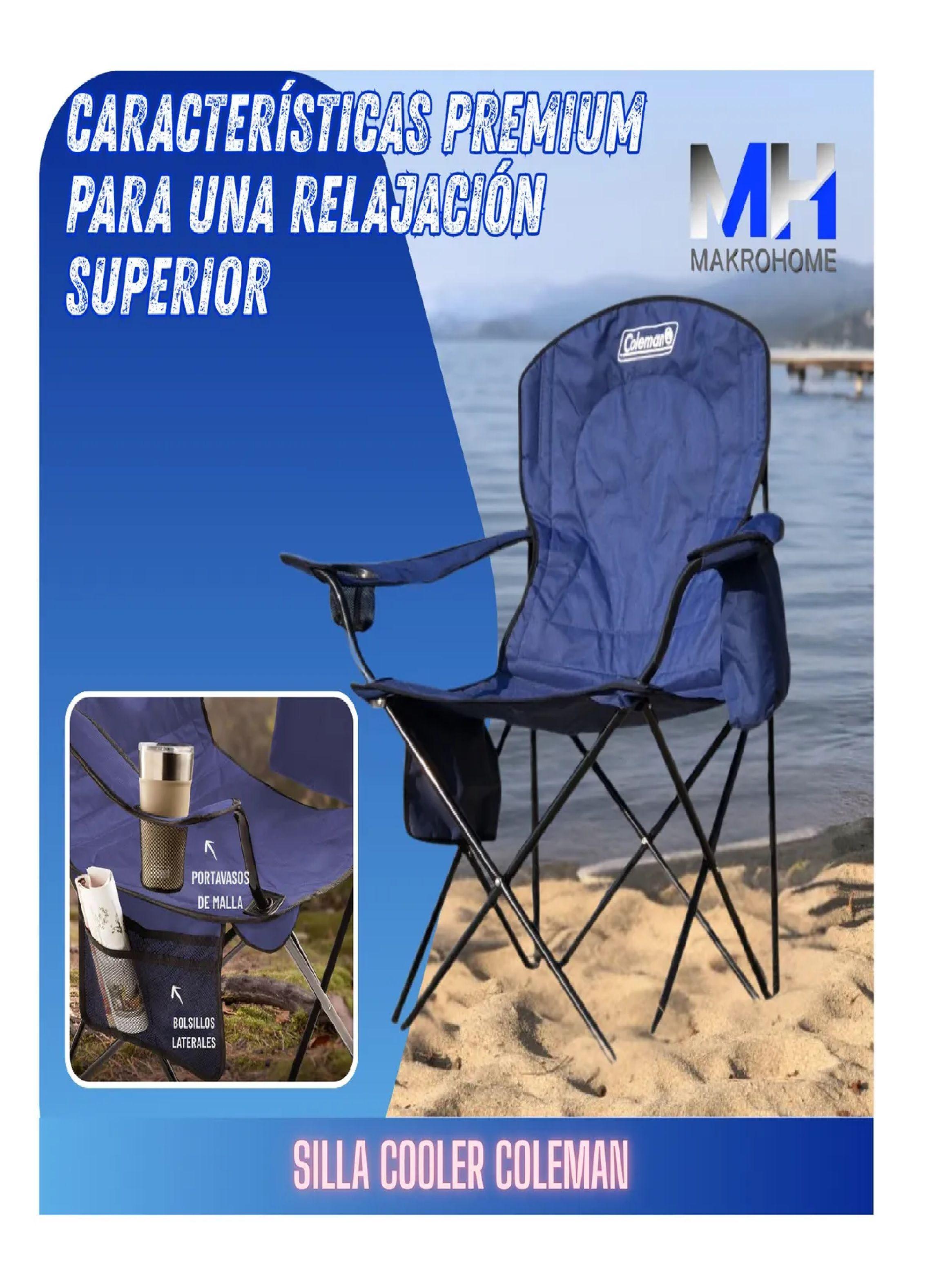 Silla De Camping Coleman Con Cooler Integrado 4 Latas-2
