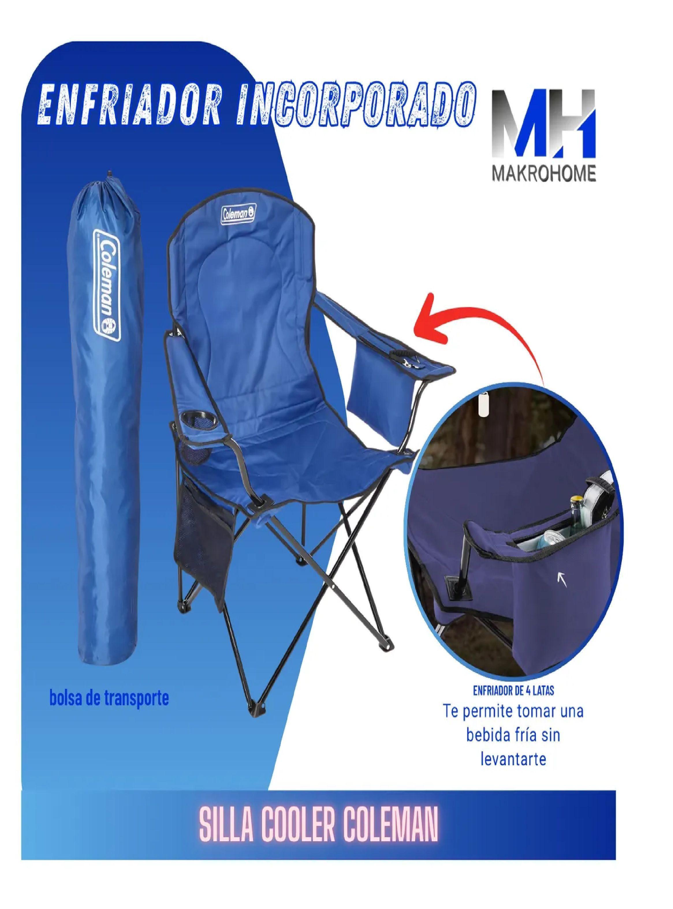 Silla De Camping Coleman Con Cooler Integrado 4 Latas-4