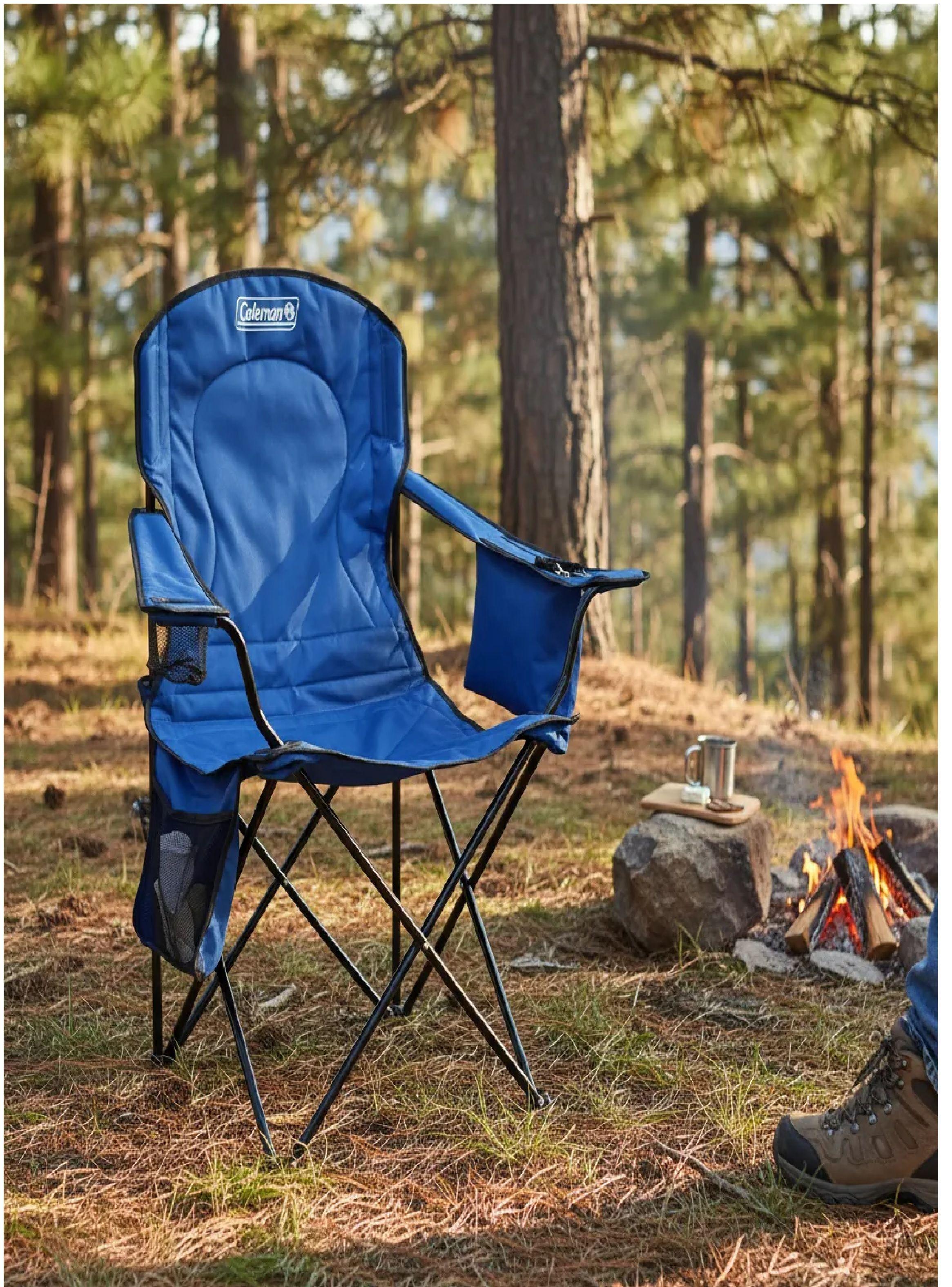 Silla De Camping Coleman Con Cooler Integrado 4 Latas-5