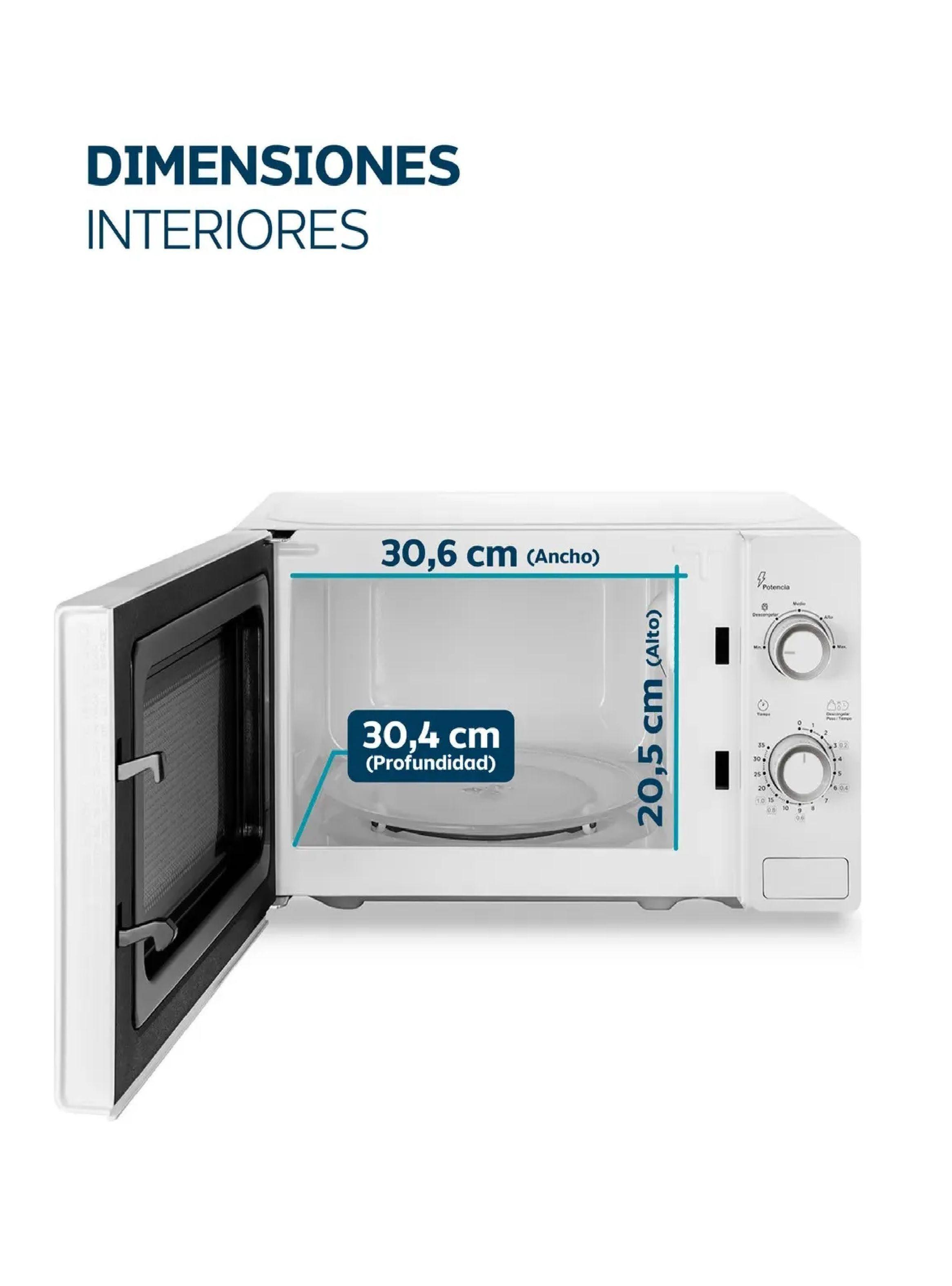 Microondas Mecanico Nex Microondas 20l 1200w 5 Potencias-3