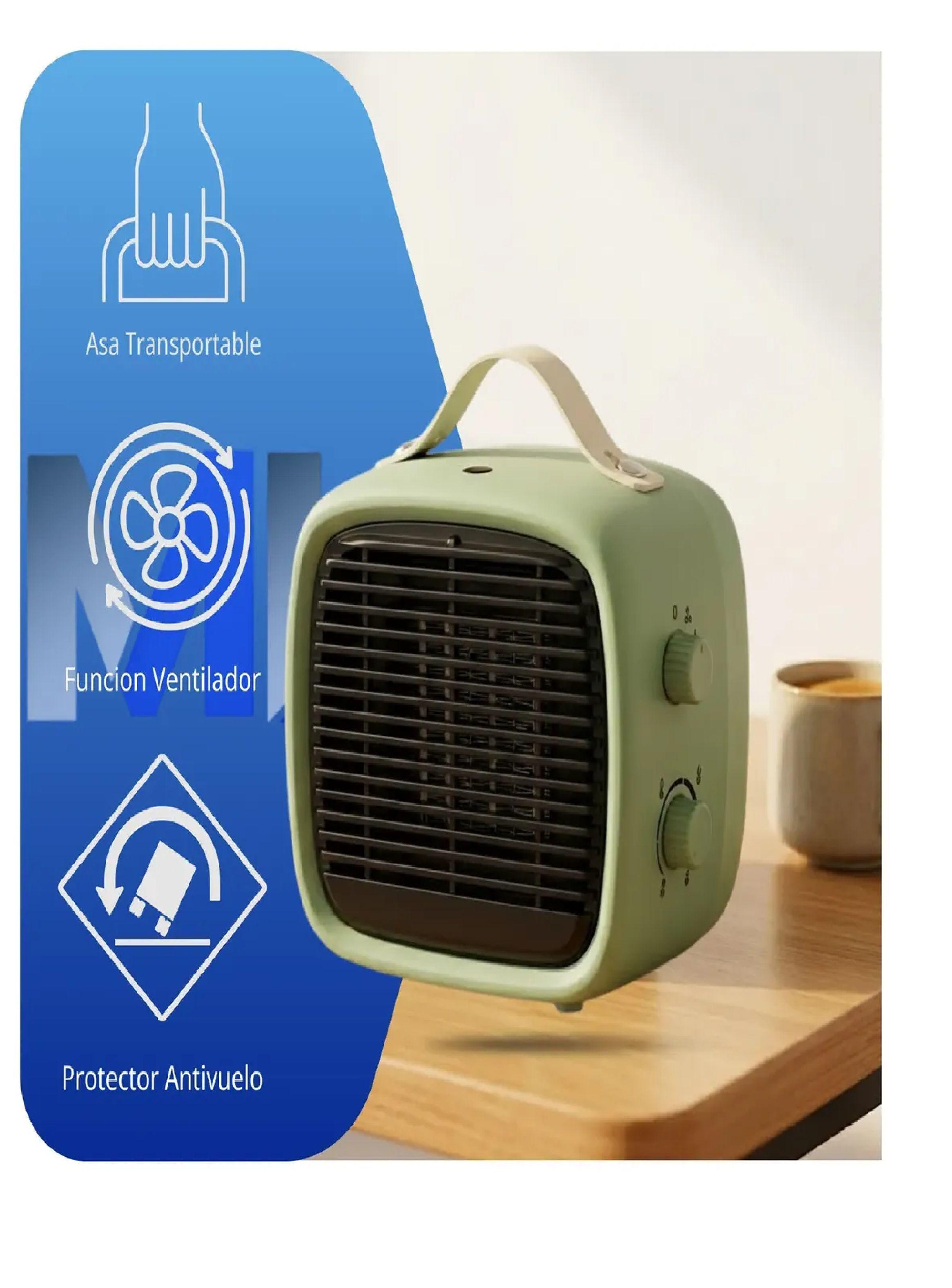 Calefactor Termoventilador Ceramico Nex Compacto Antivuelco-2