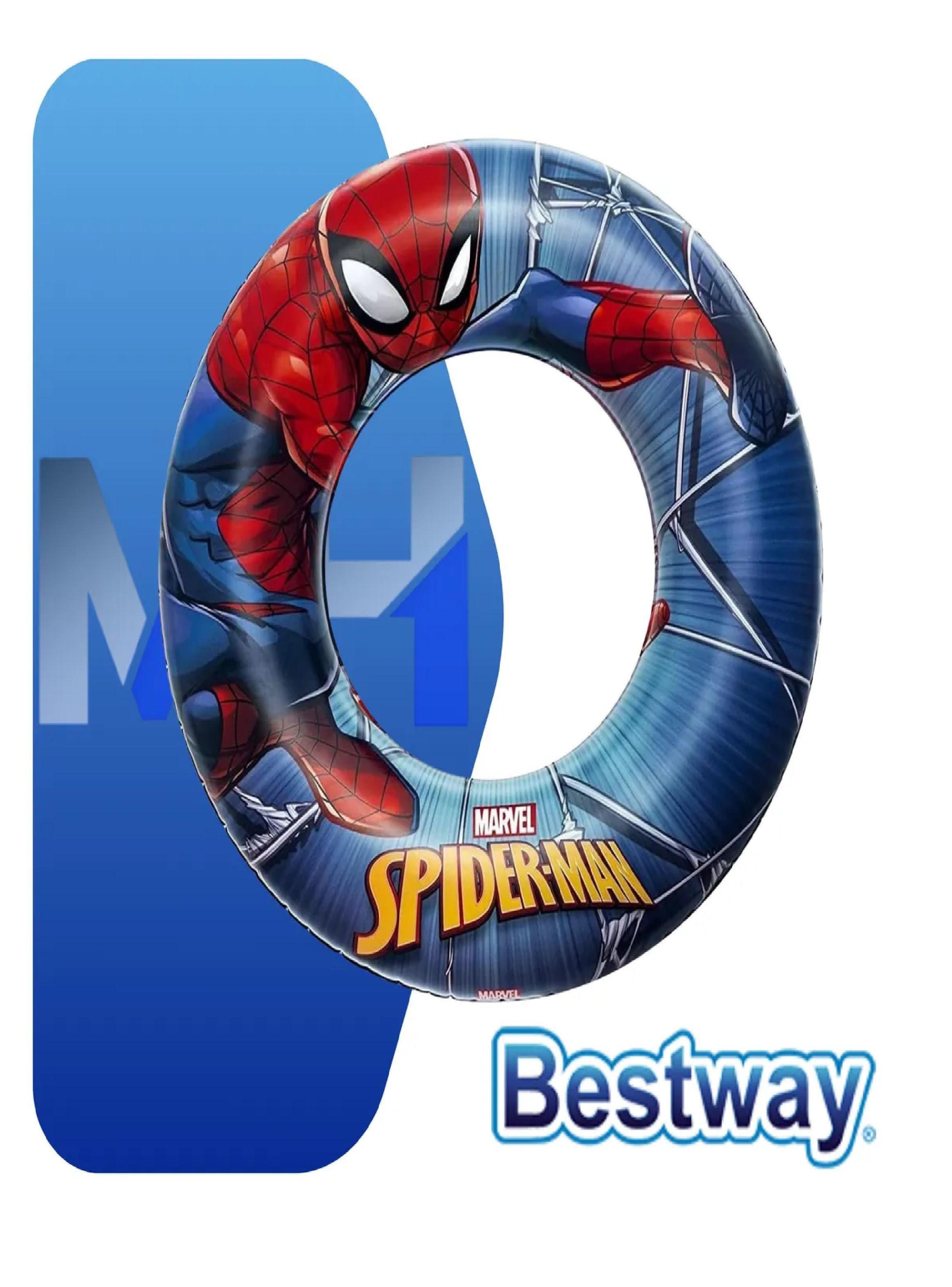 Flotador Salvavidas Aro Infantil Bestway Personajes Spider-Man-3