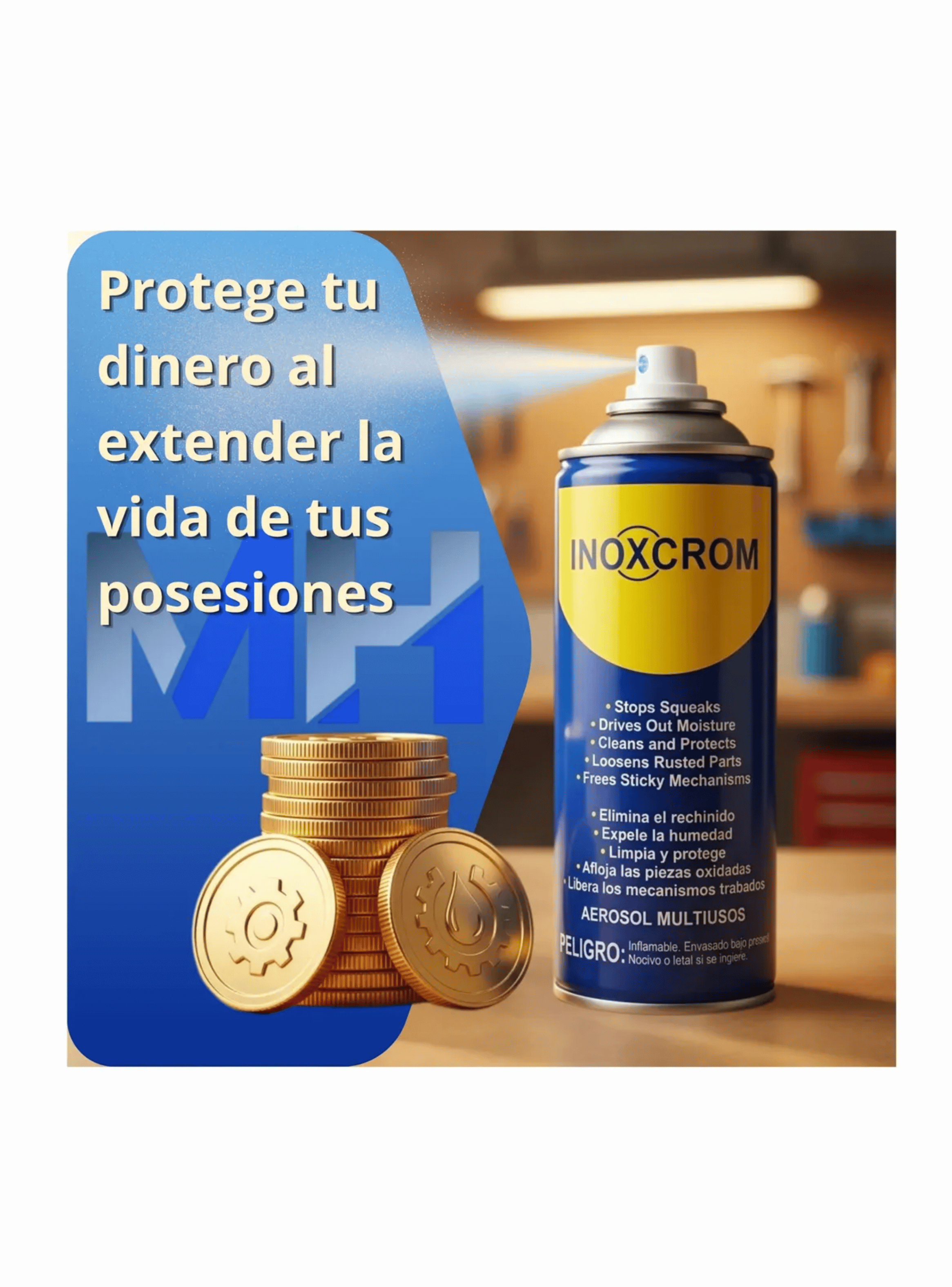 Pack X3 Aerosol Lubricante Multiuso Inoxcrom Aflojatodo-6