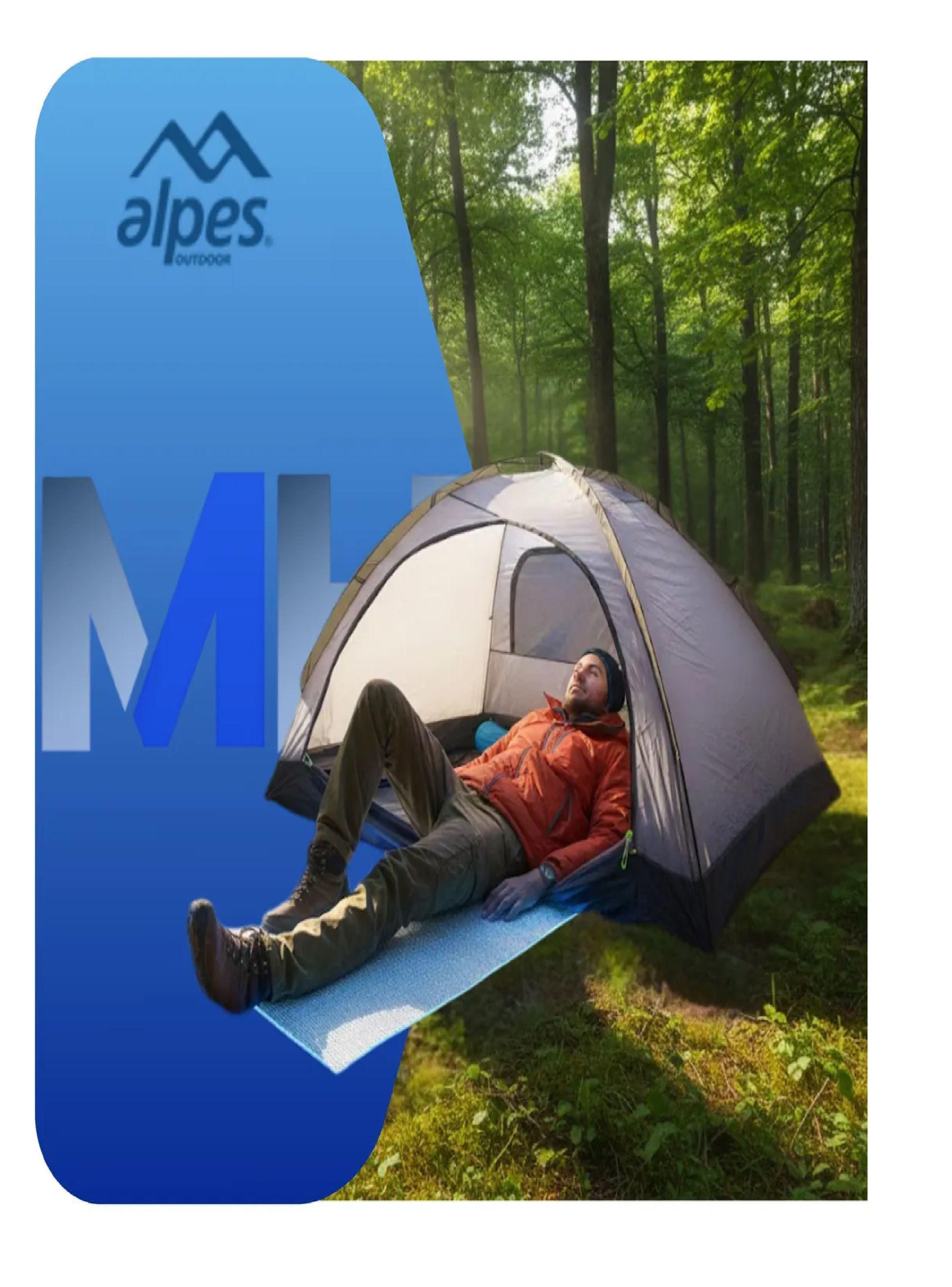 Carpa Klimber 2 Personas + 2 Aislantes Aluminizado Alpes 6mm-4