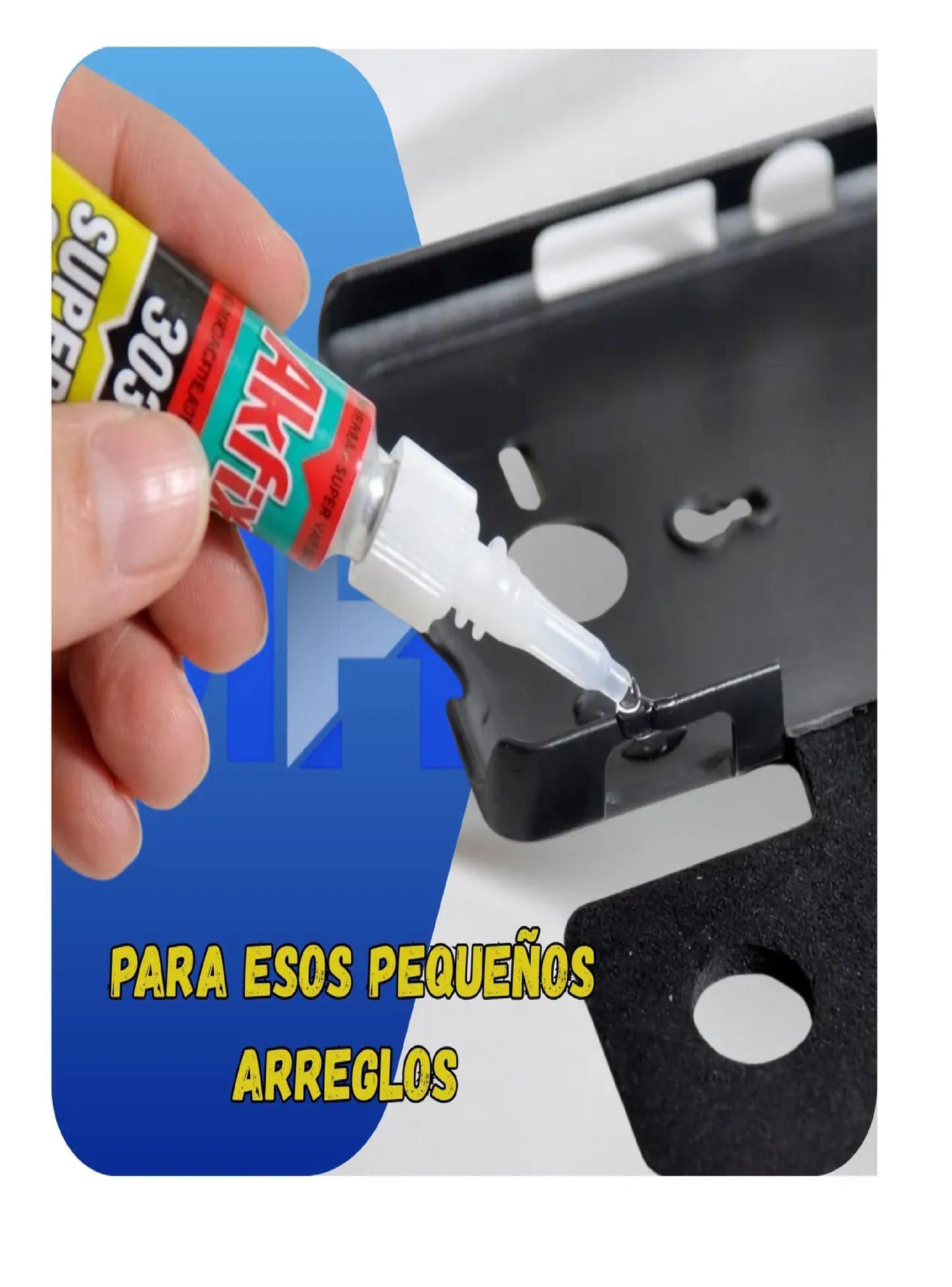 Super Glue X3 Akfix 303 Pegamento Extra Fuerte Secado Rapido-2