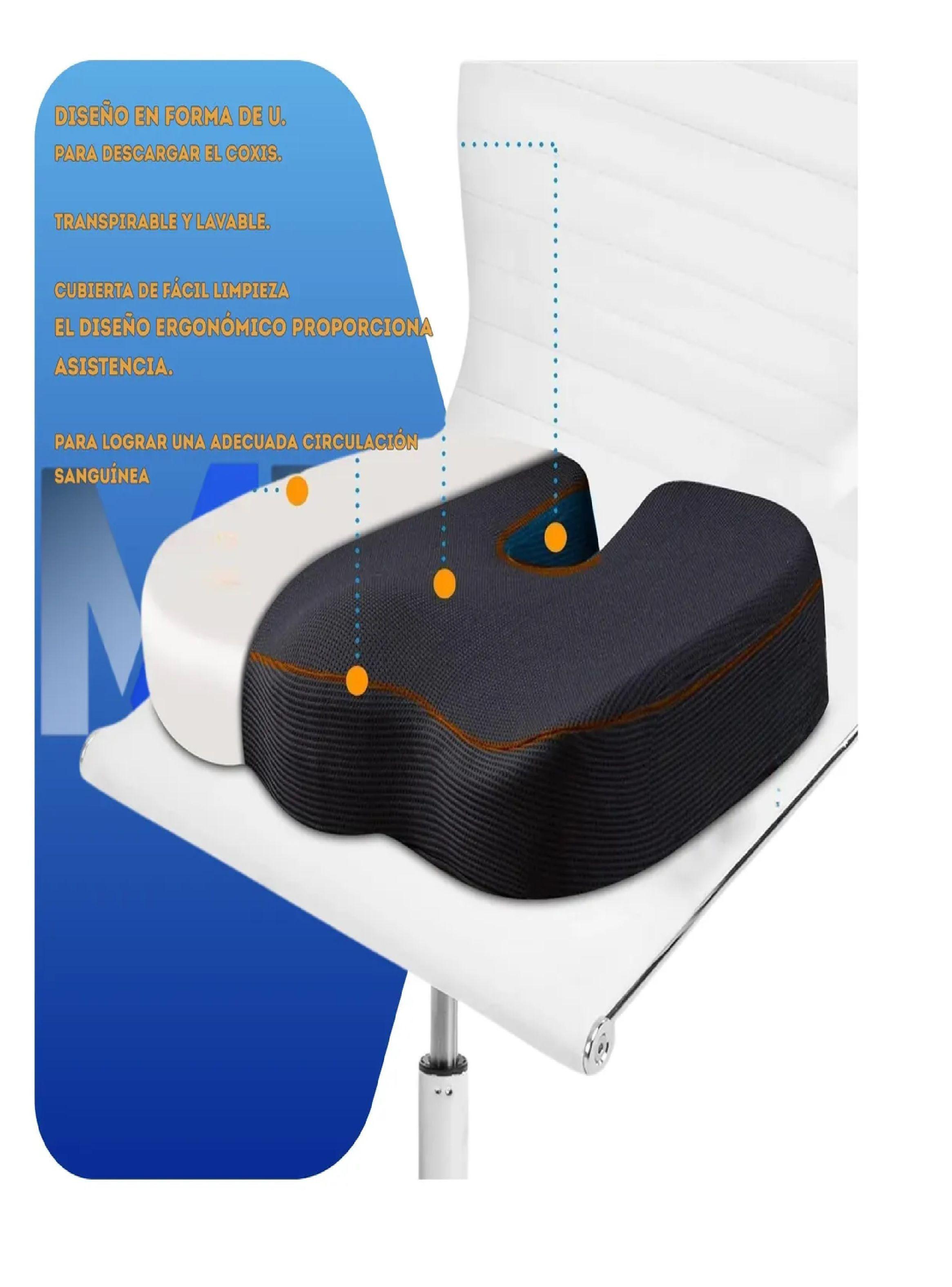 Cojin Asiento Ergonomico Ortopedico Coxis Ciatica Hemorroide-3