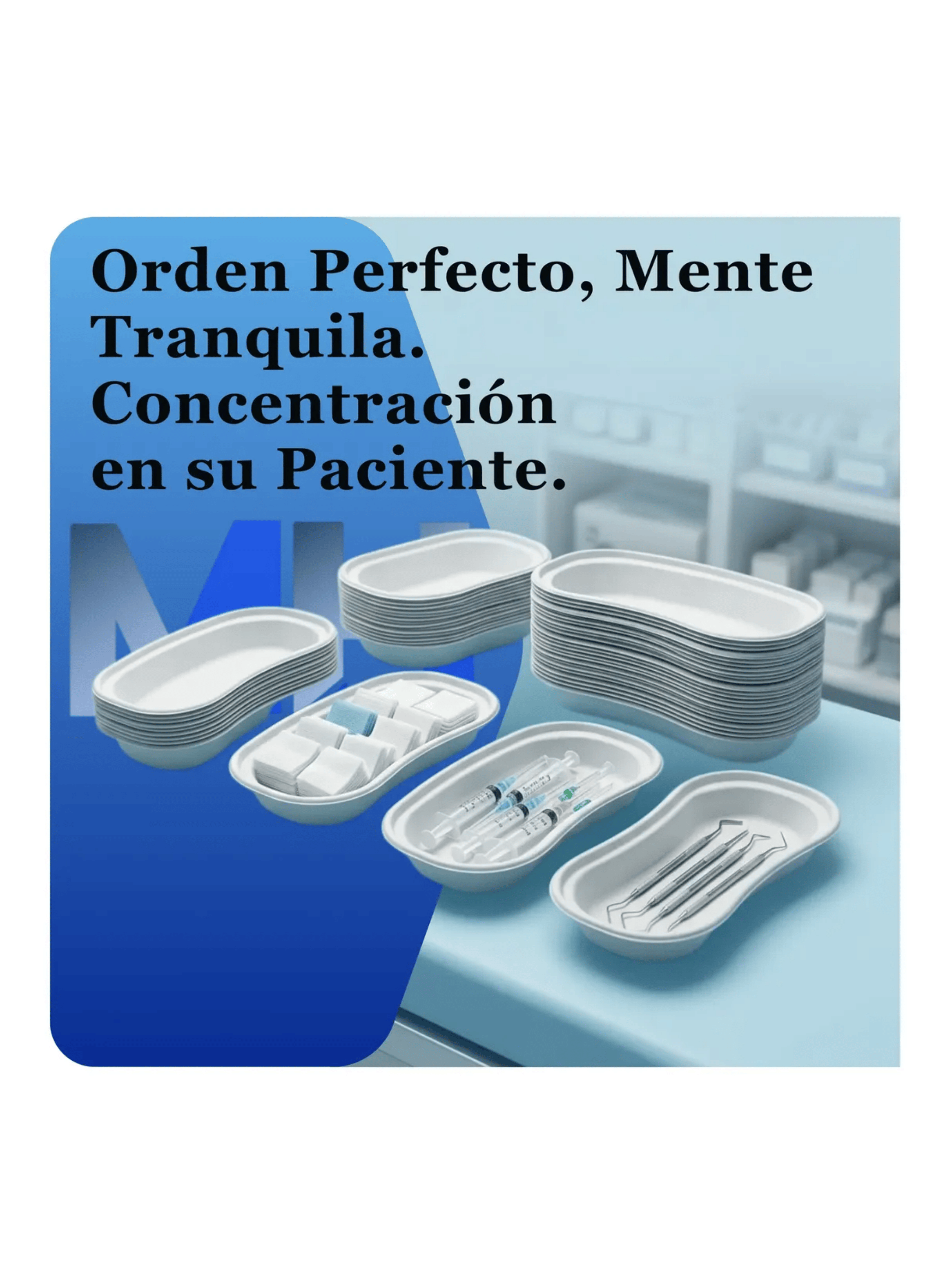 Rinon Desechable Esteril 700cc Cleancarrier Bandeja Rinonera-2