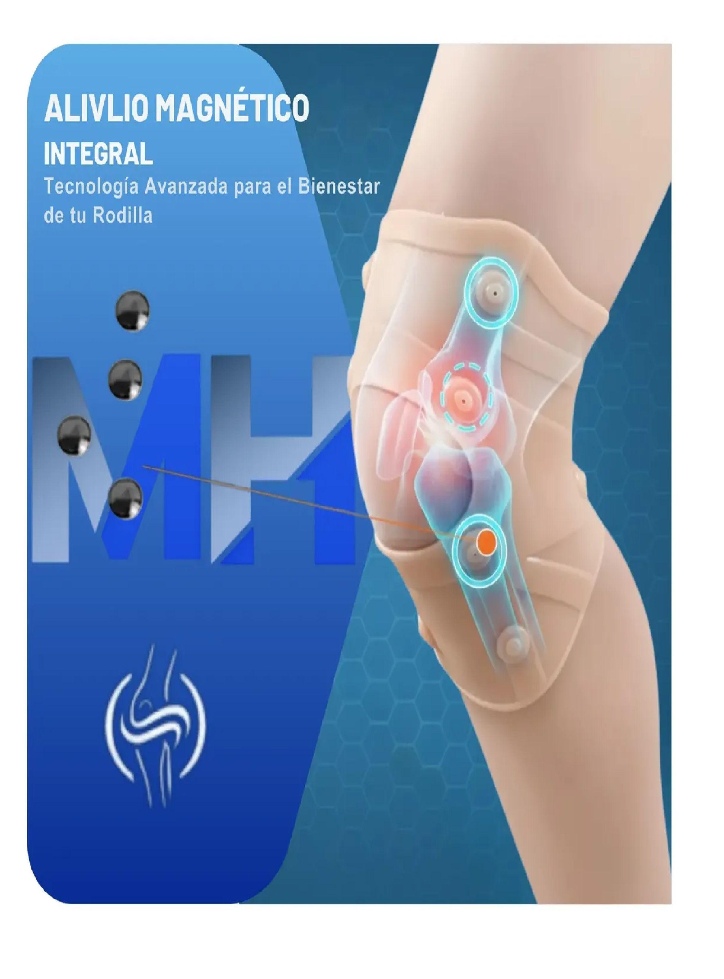 Rodillera Magnetica Silicona 10 Imanes Dolores Lesiones Sebs-4