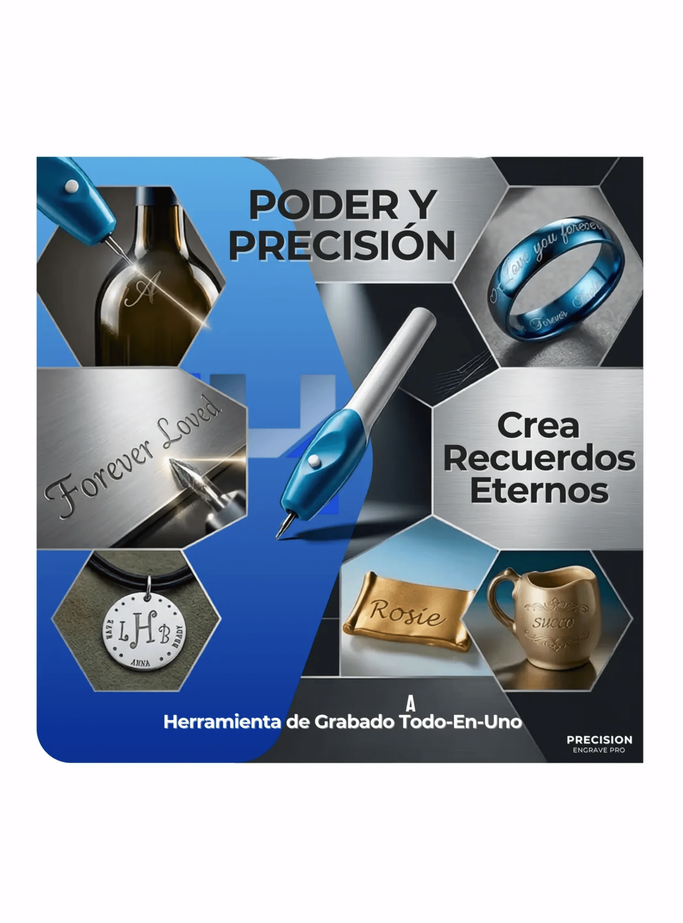 Lapiz Grabador Electrico Portatil Pluma Tallado Vidrio Metal-5