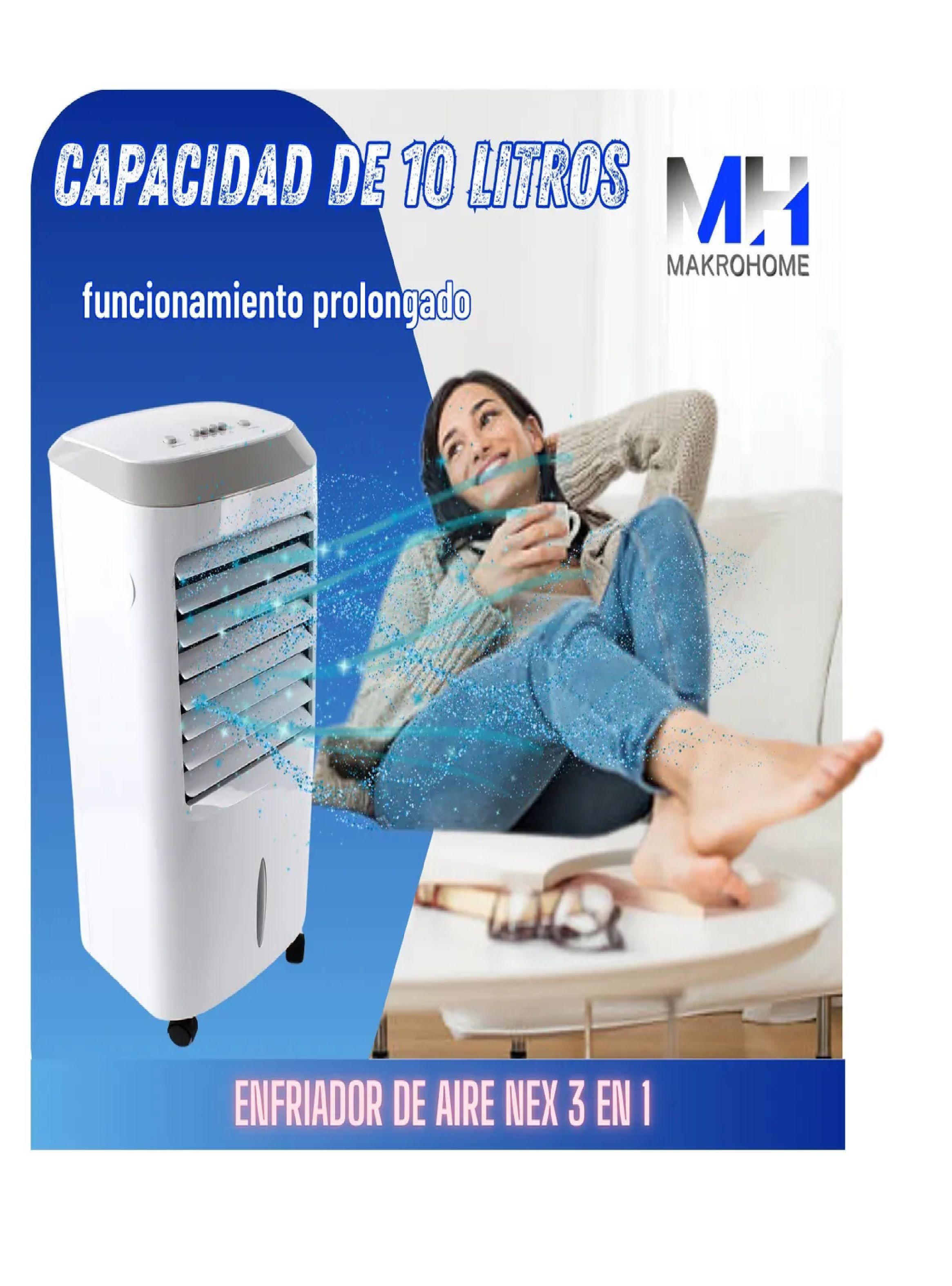 Enfriador De Aire Nex 3 En 1 Enfria Ventila Y Humidifica 10l-3