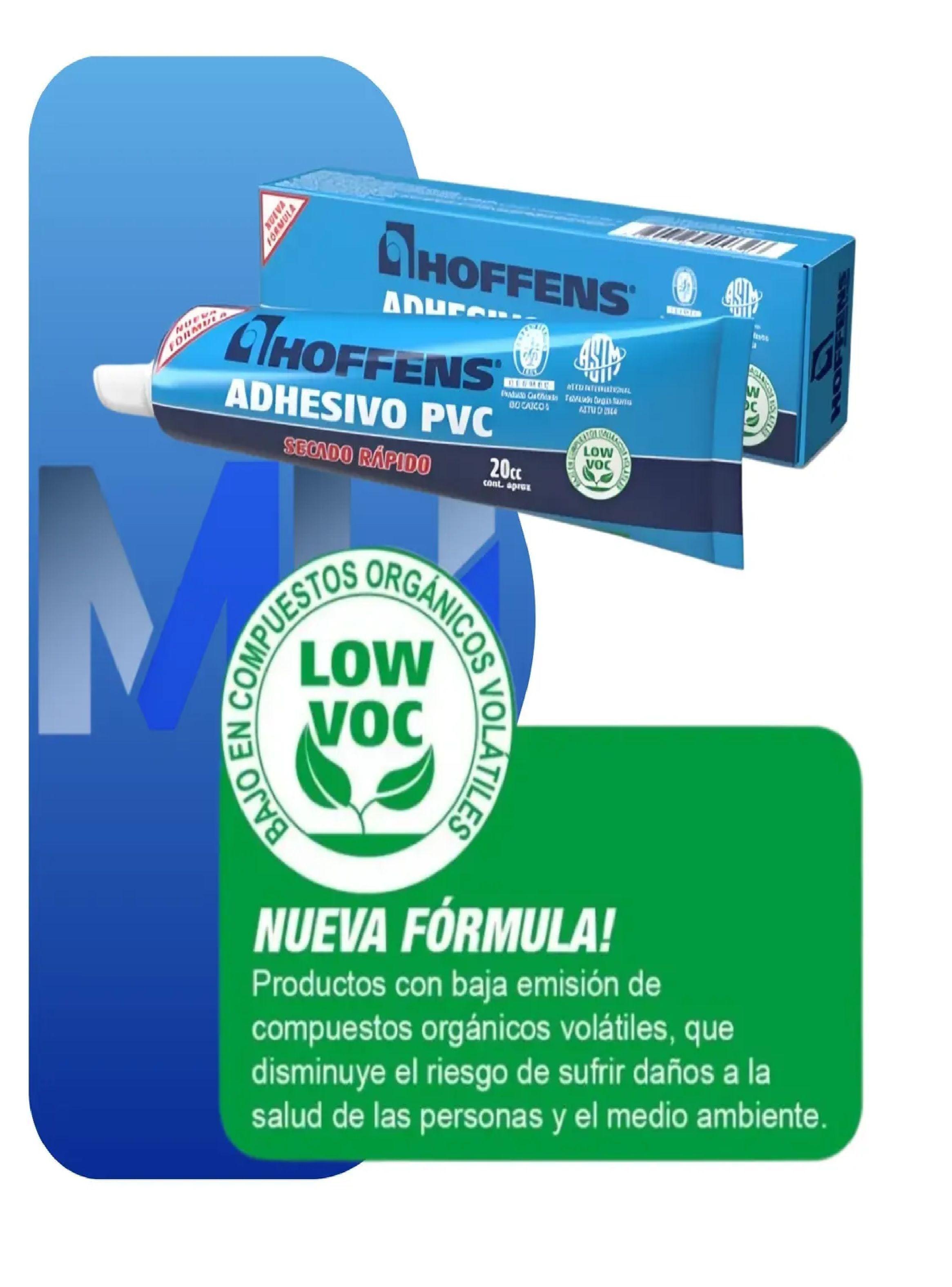 Adhesivo Pvc Hoffens Pomo 20cc Secado Rapido Soldadura Frio-2