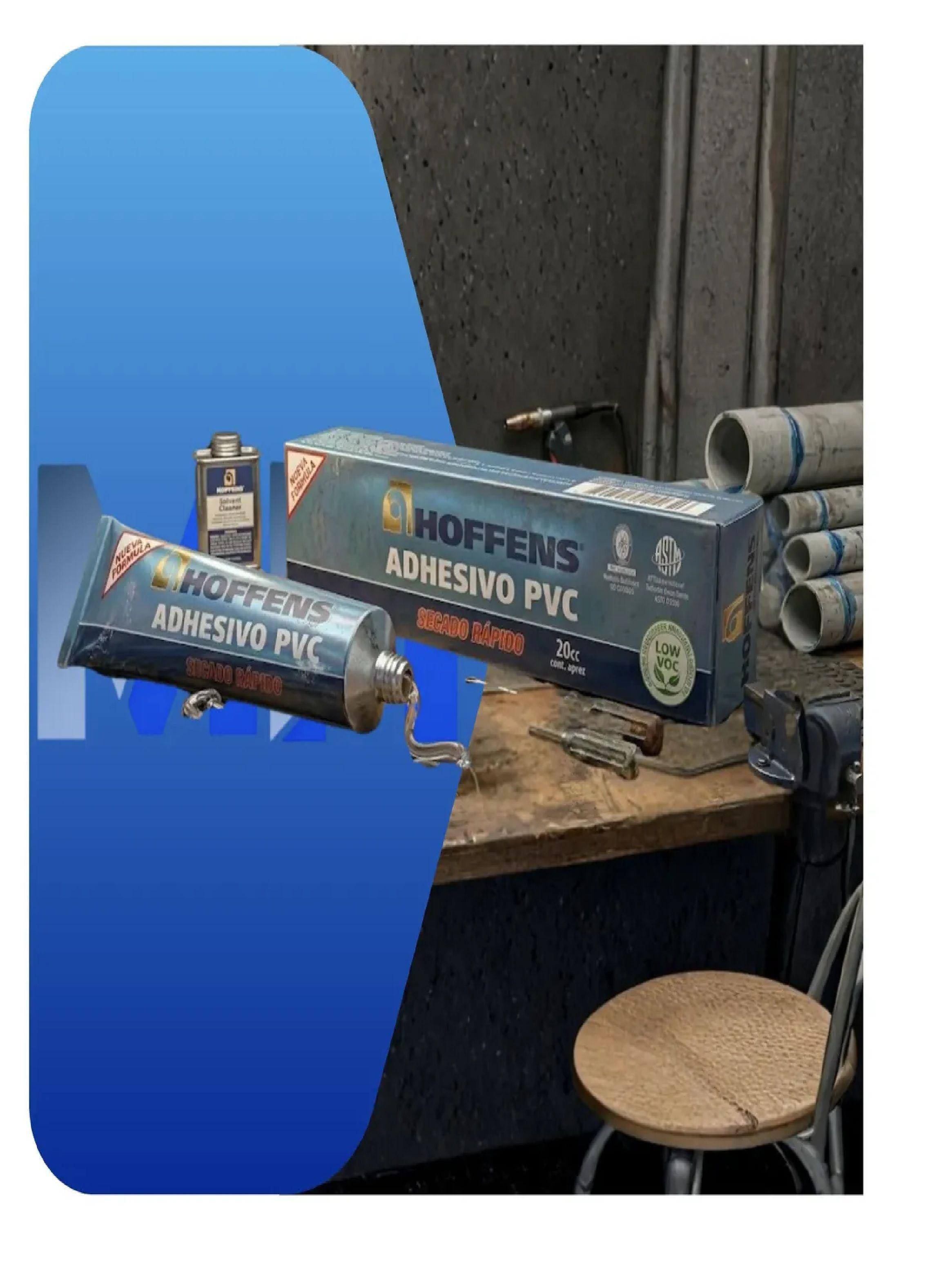 Adhesivo Pvc Hoffens Pomo 20cc Secado Rapido Soldadura Frio-3