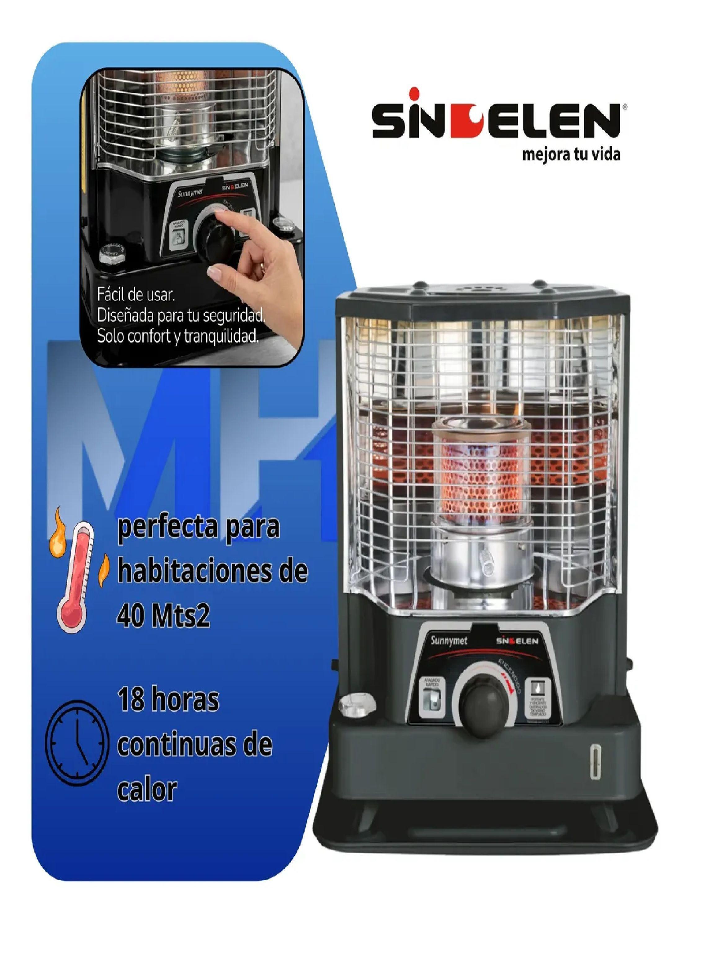 Estufa A Parafina Sunnymet Ep 571ng 18 Hrs Calor Continuo 4l-3