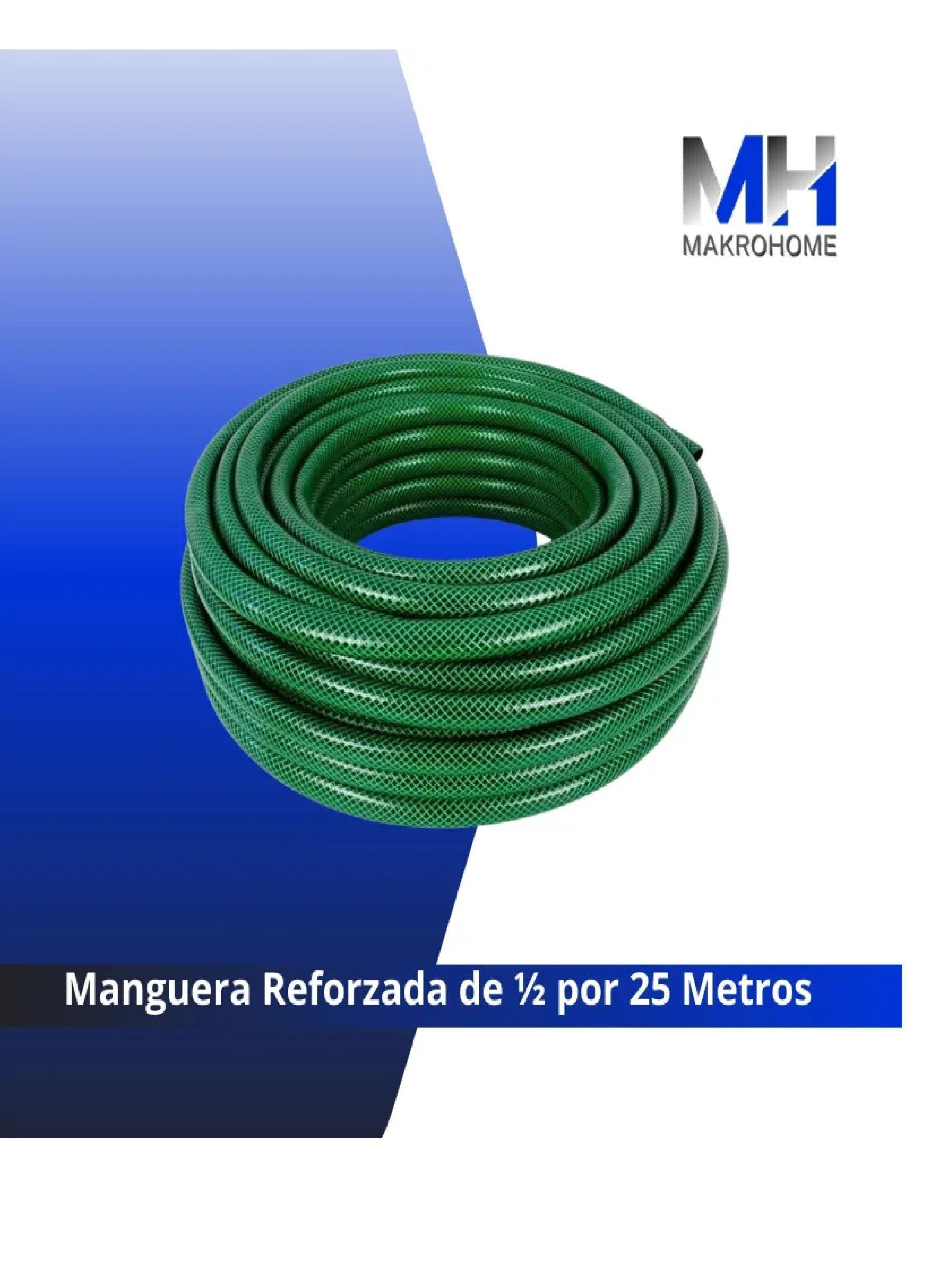 Manguera Reforzada Jardin 1/2 Pulgada Rollo 25 Metros-1