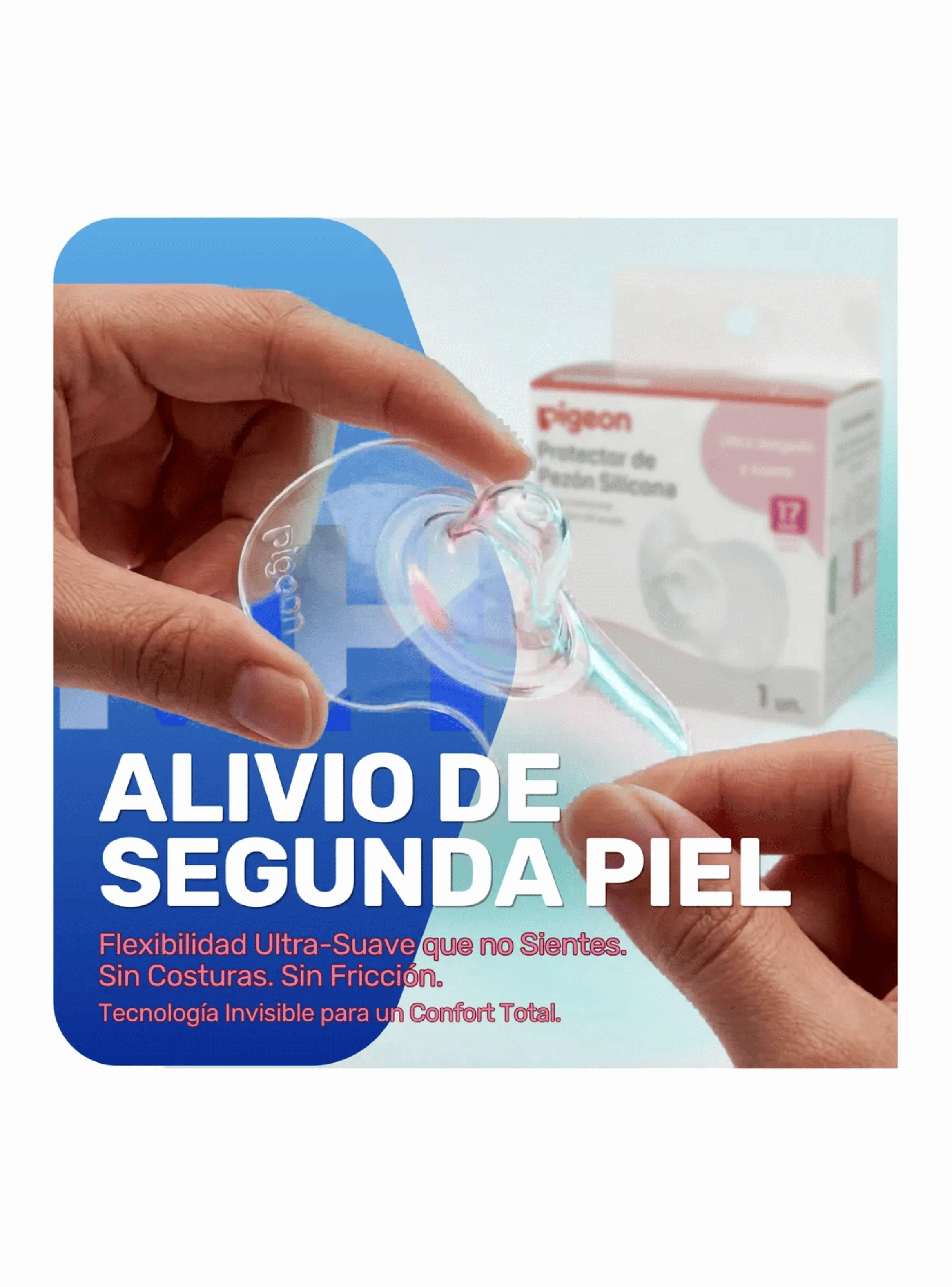 Pezoneras Pigeon Silicona Protector Pezon Lactancia M l-3