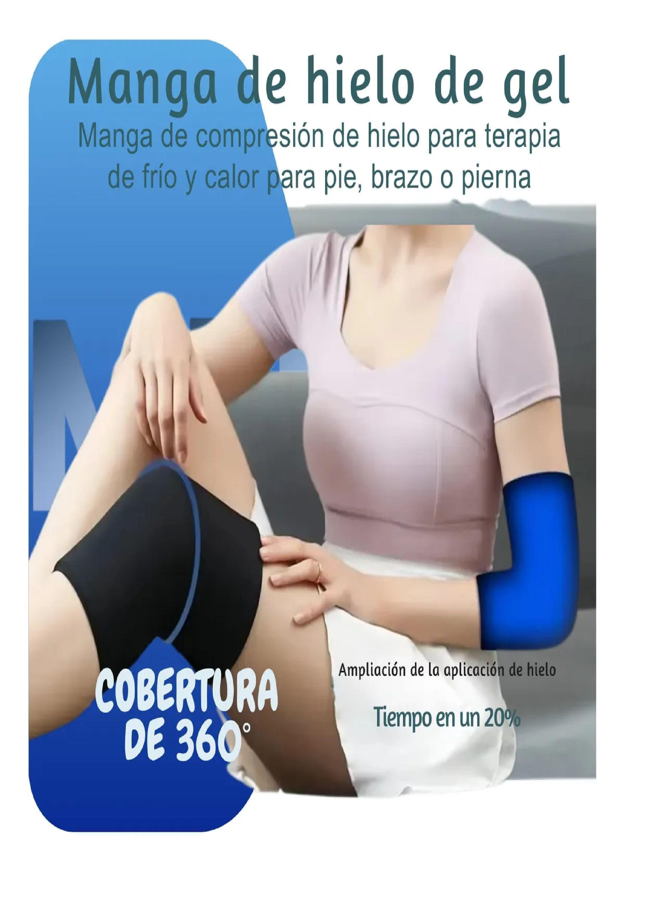 Manga De Compresión De Gel 360° Frío/calor Soporte Flexible-2