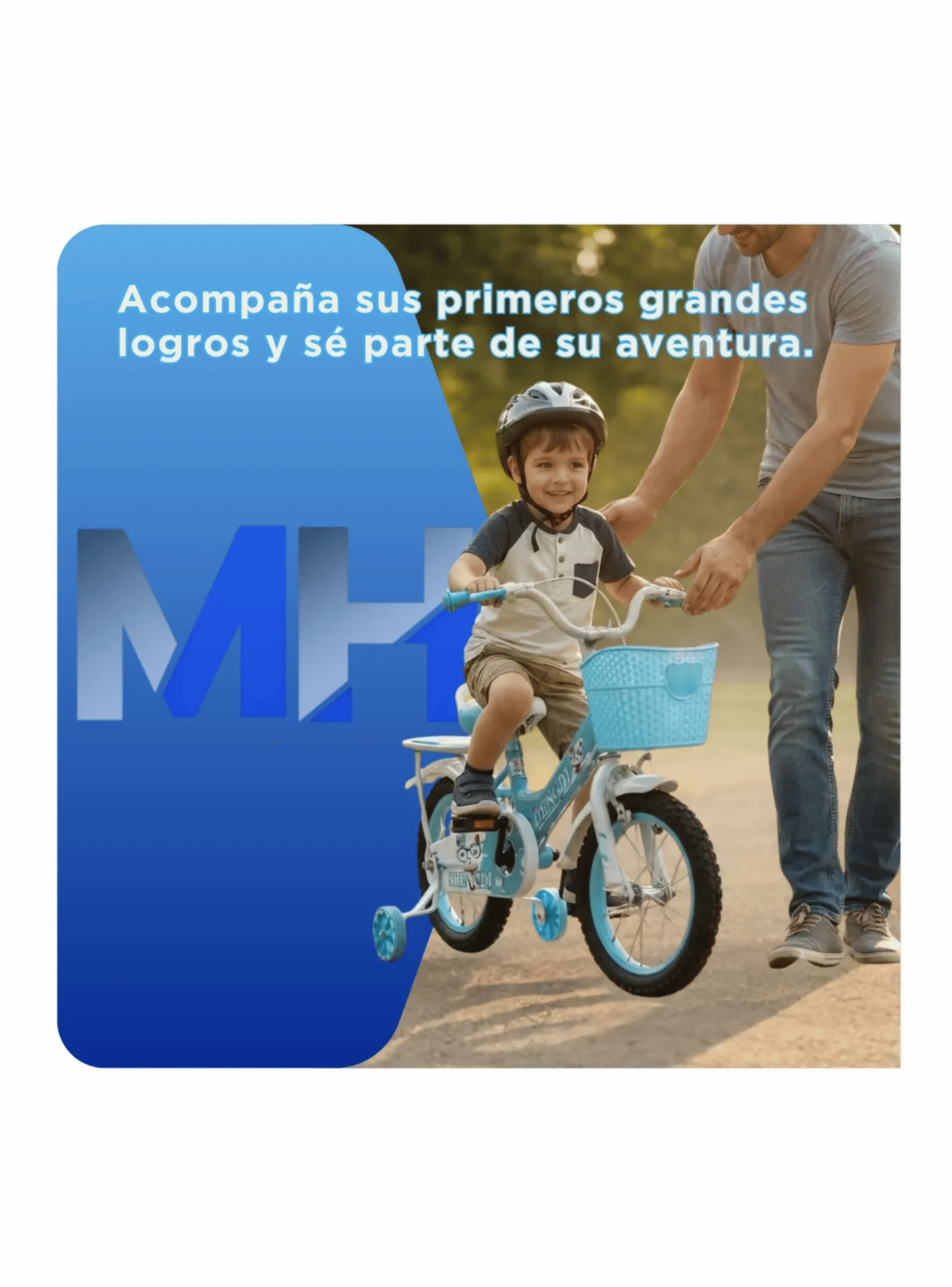 Bicicleta Infantil Con Rueditas Aro 12 Aro 16 Aro 20 Canasto-3