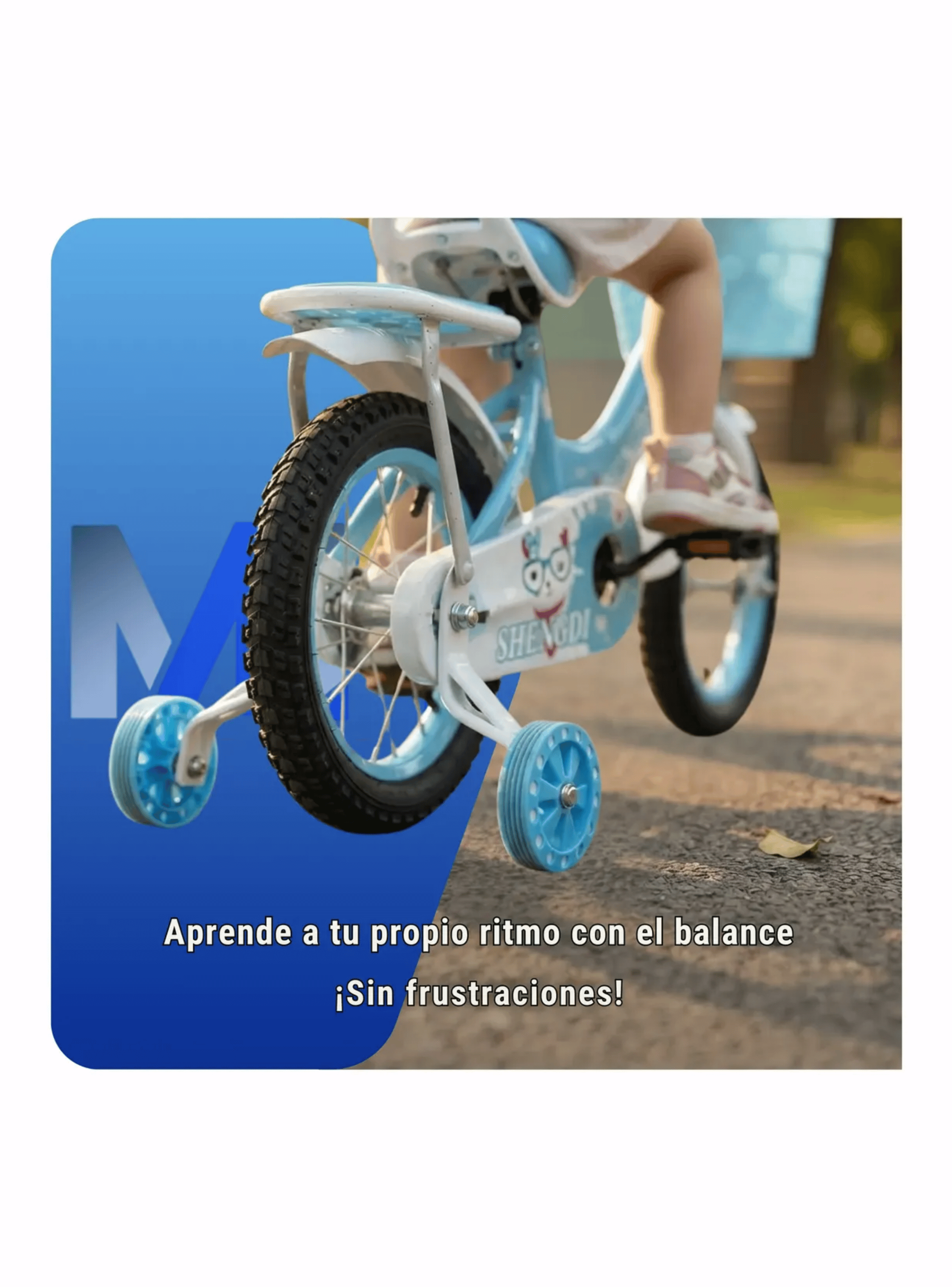 Bicicleta Infantil Con Rueditas Aro 12 Aro 16 Aro 20 Canasto-7