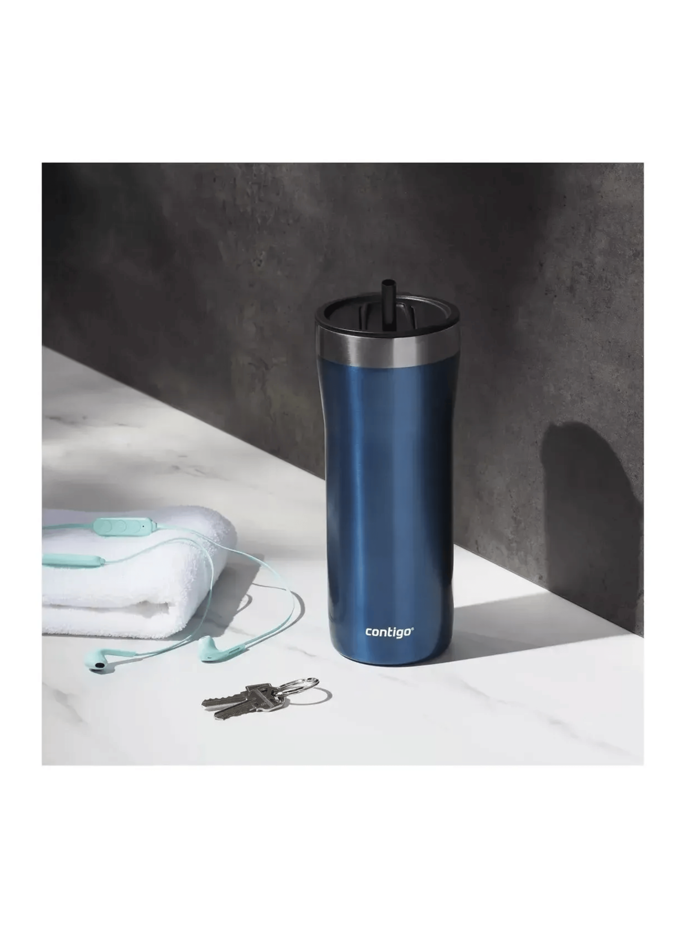 Vaso Termico Contigo Con Bombilla Streeterville 946 Ml Azul-2