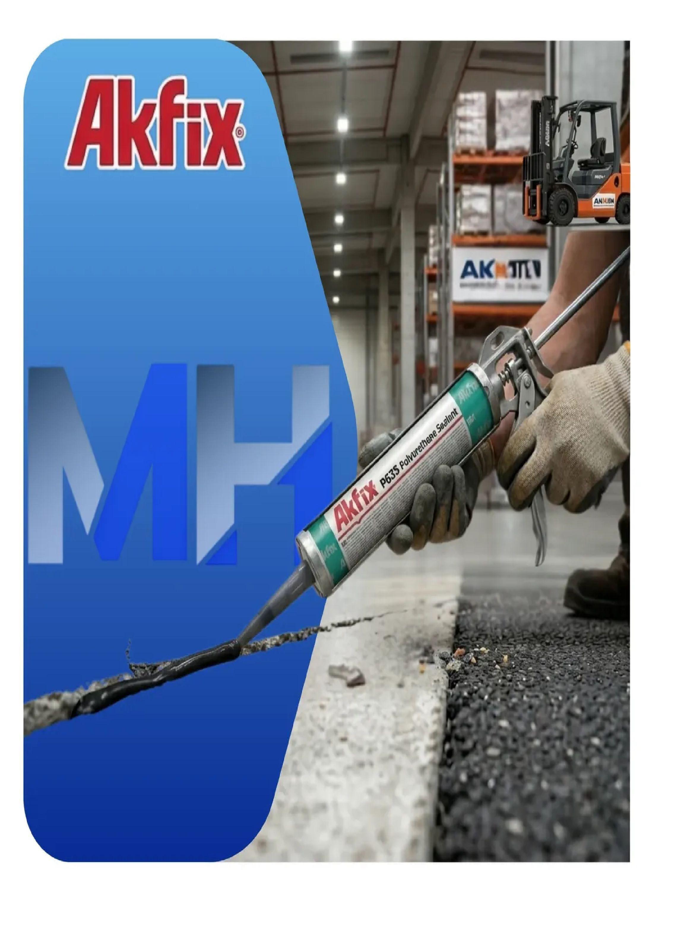 Pack 3 Sellador Poliuretano Akfix P635 Negro 310ml Juntas-3