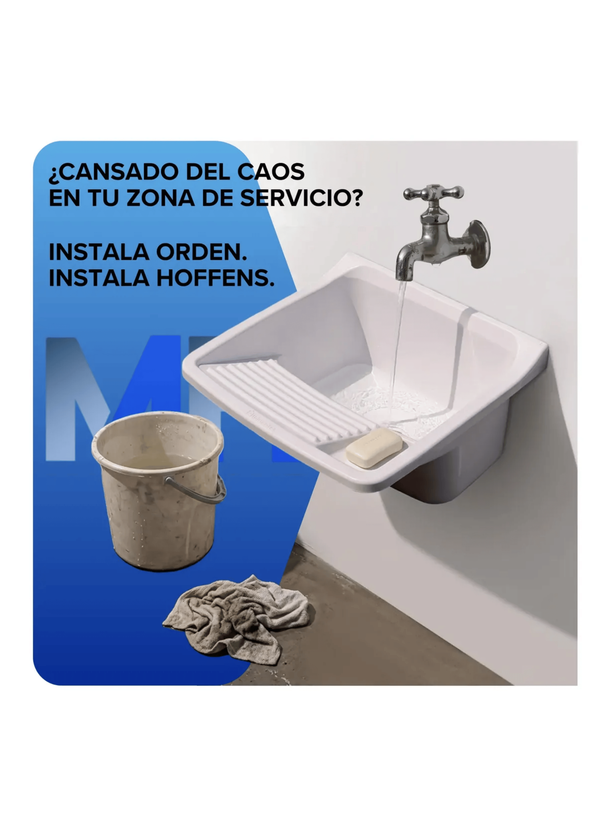 Lavadero Fregadero 15 Lts Pvc Reforzado Desague Y Fijacion-1