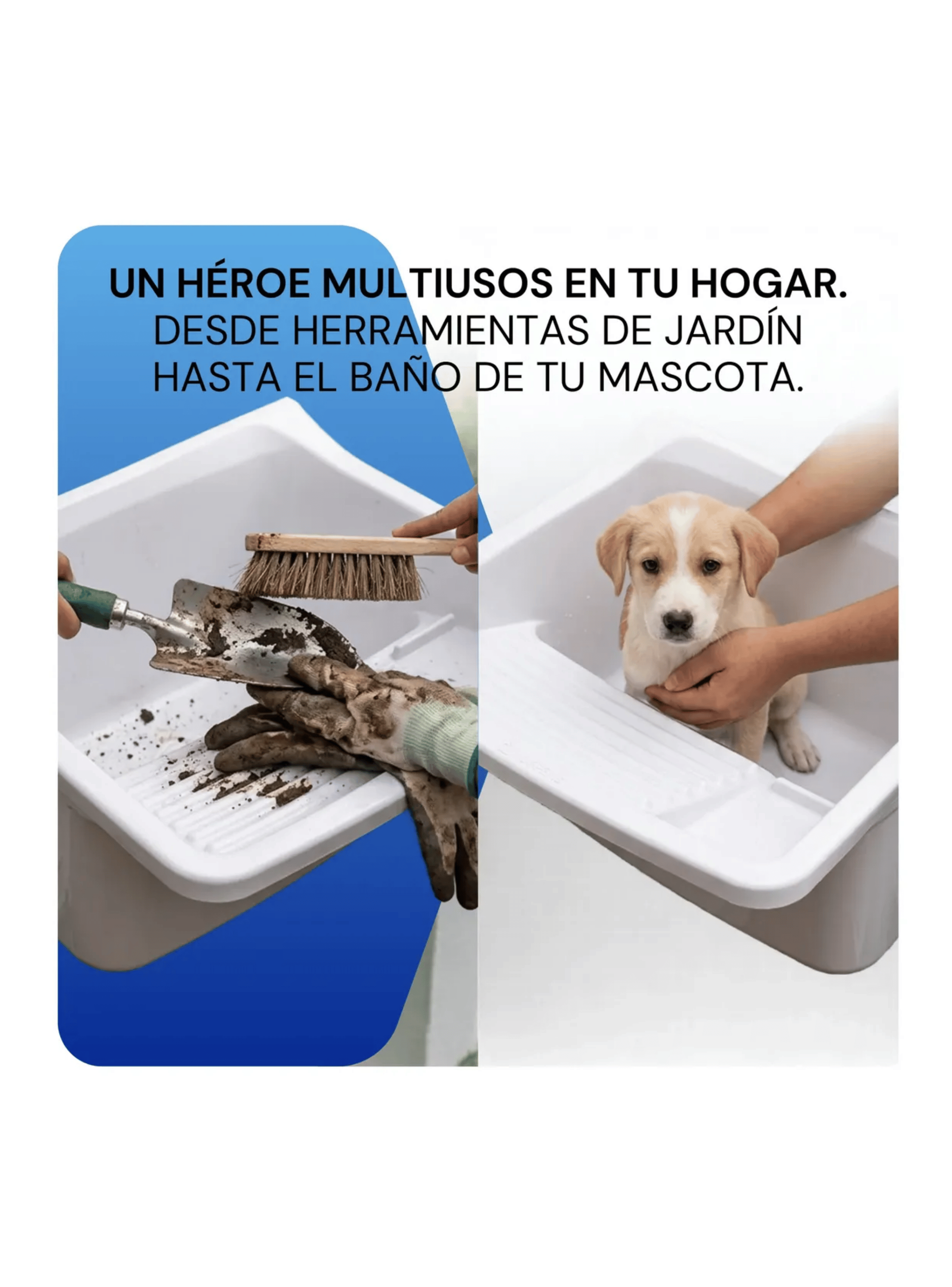 Lavadero Fregadero 15 Lts Pvc Reforzado Desague Y Fijacion-3