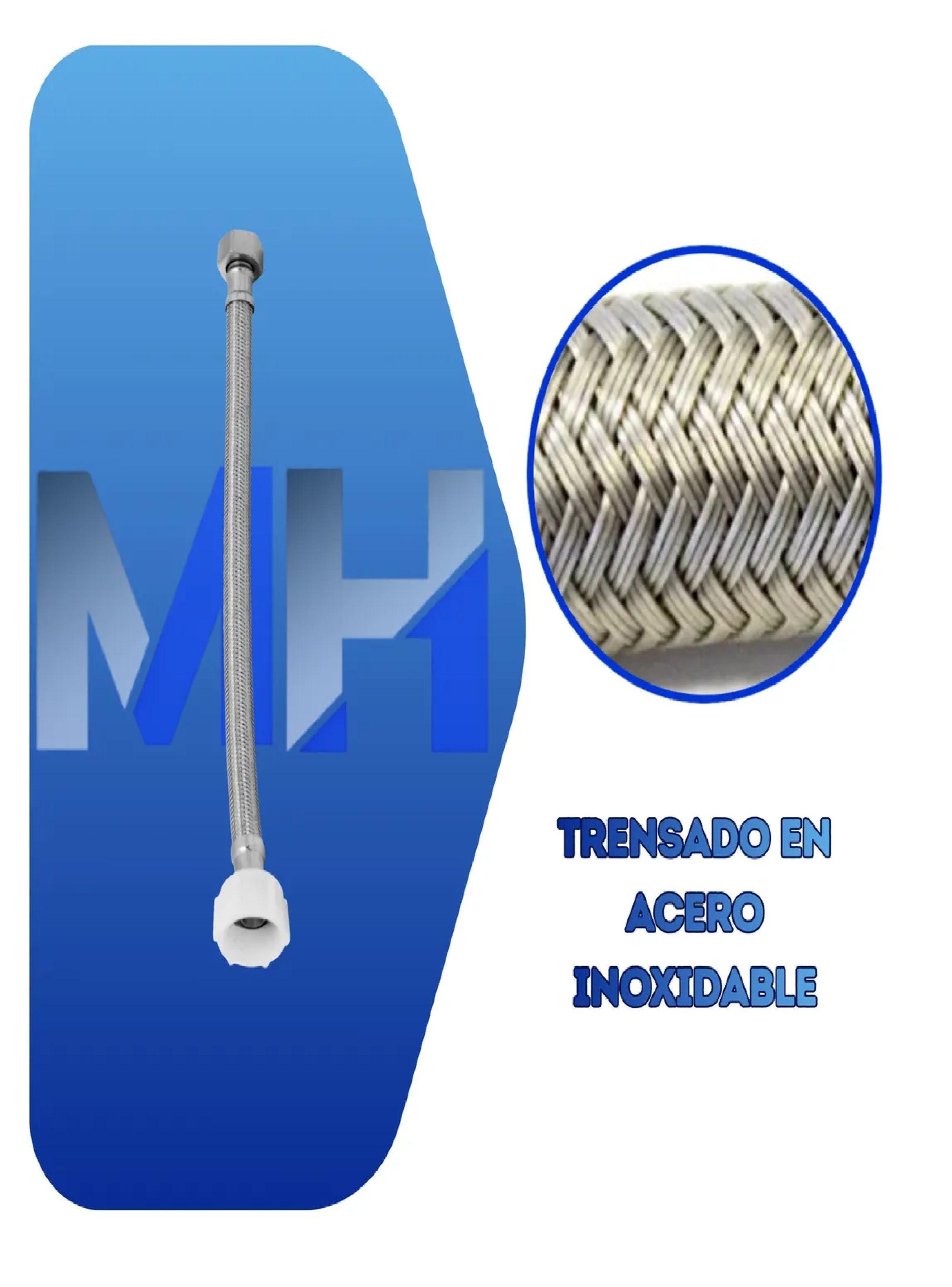Flexible Agua Wc 1/2 Hi X 15/16 Hi X 35cm Acero Inox Taumm-4