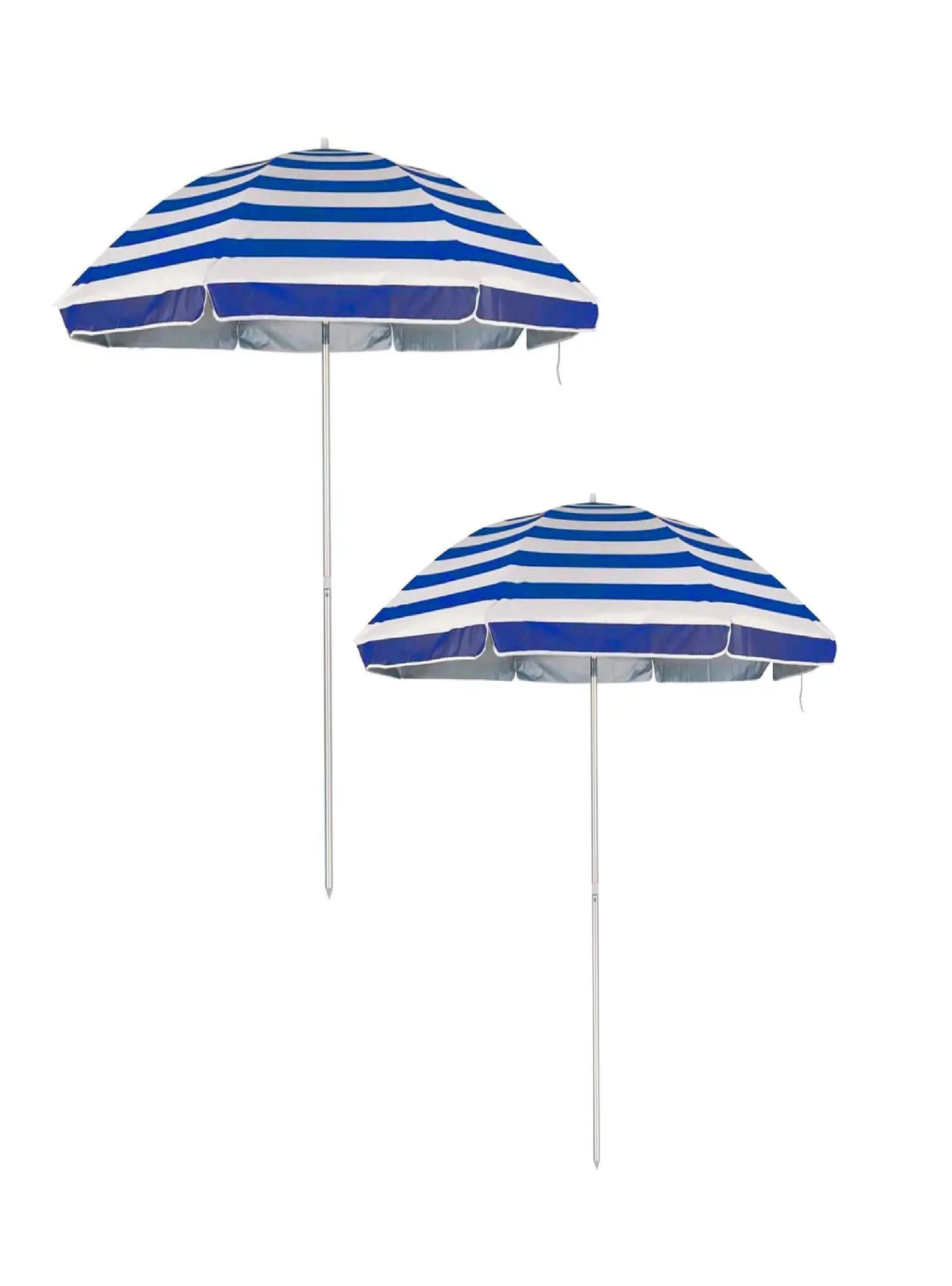 Paraguas Quitasol Grande Plegable Proteccion Uv Pack X2-0