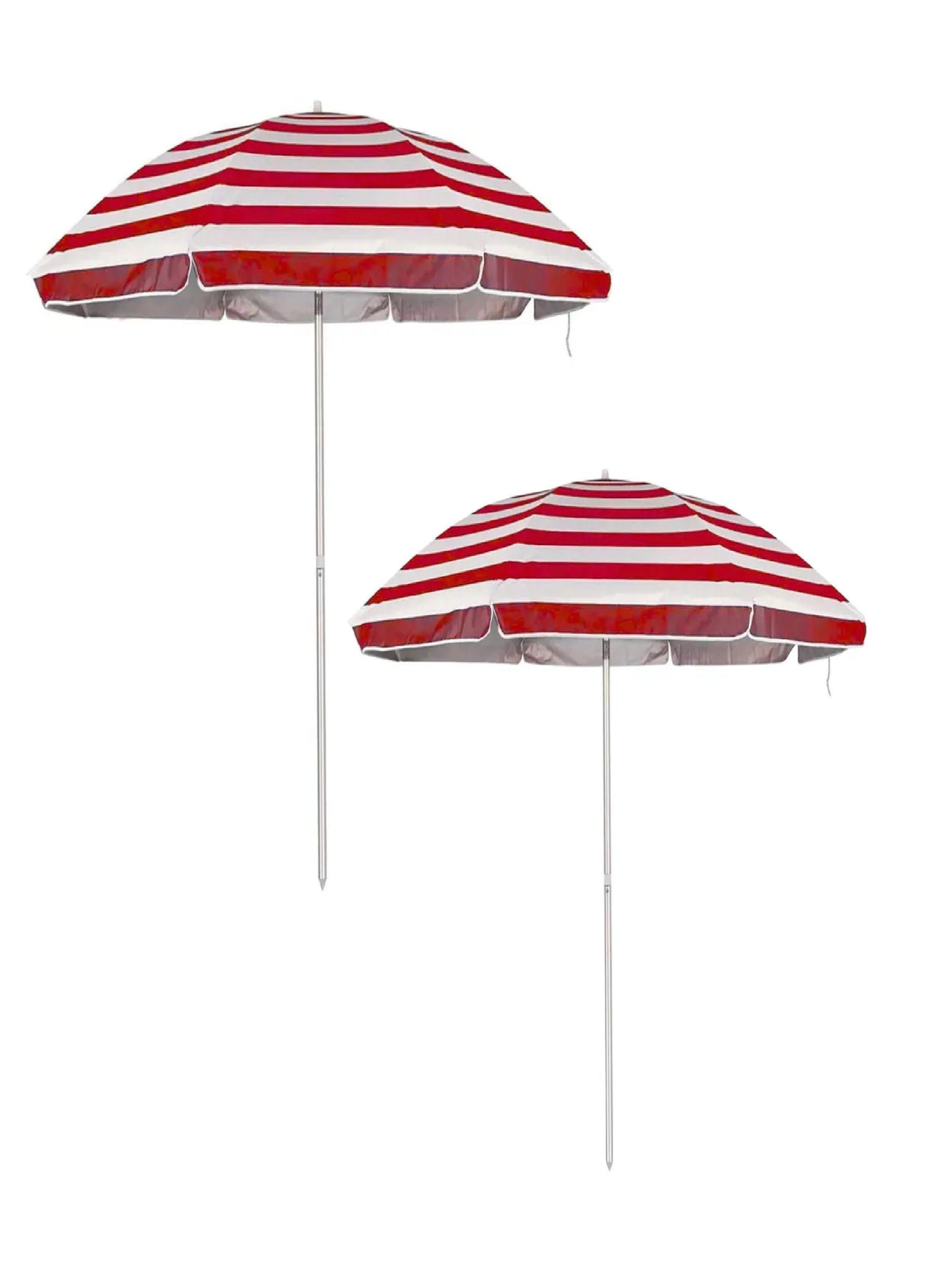 Paraguas Quitasol Grande Plegable Proteccion Uv Pack X2-0