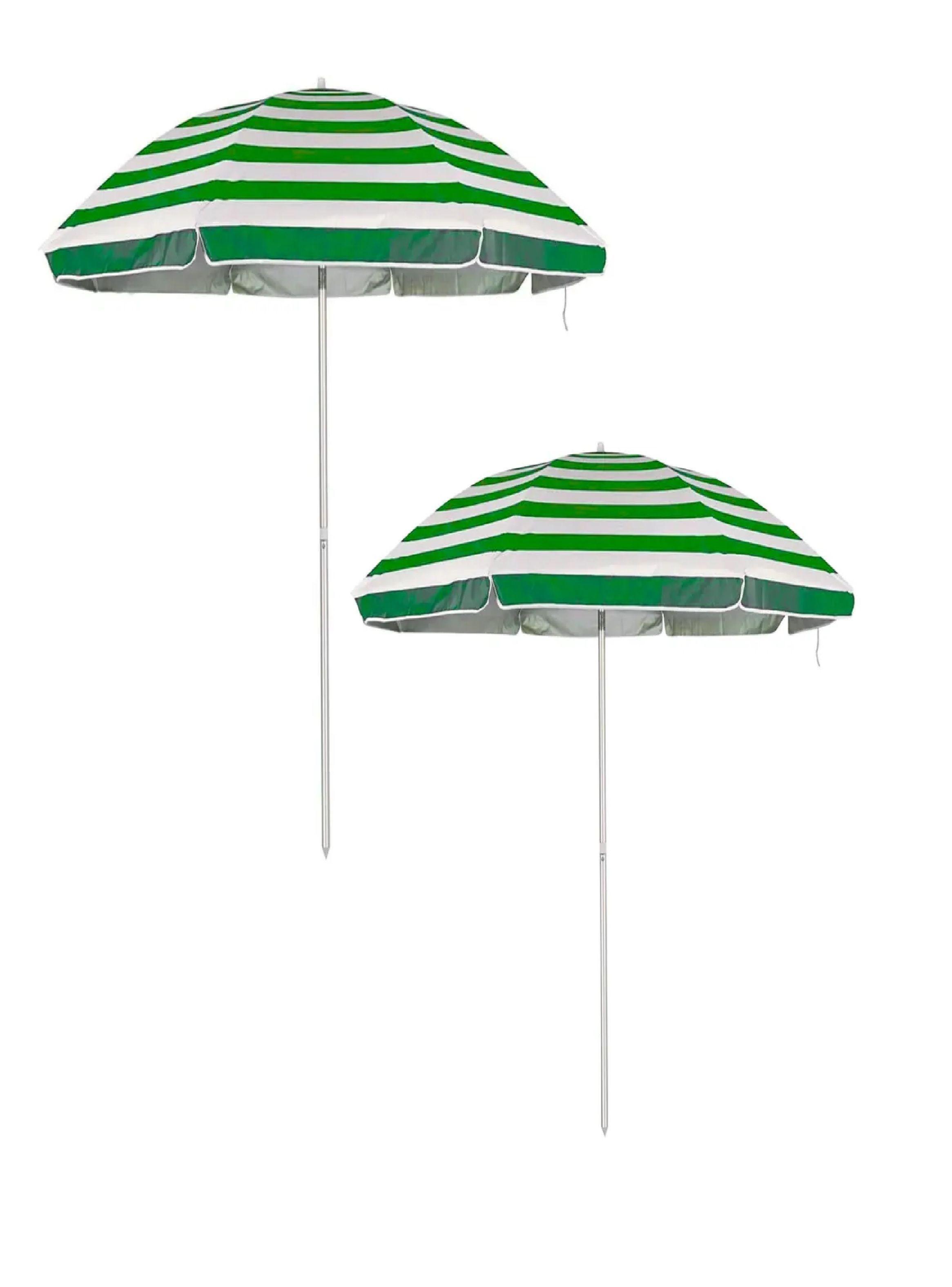 Paraguas Quitasol Grande Plegable Proteccion Uv Pack X2-0