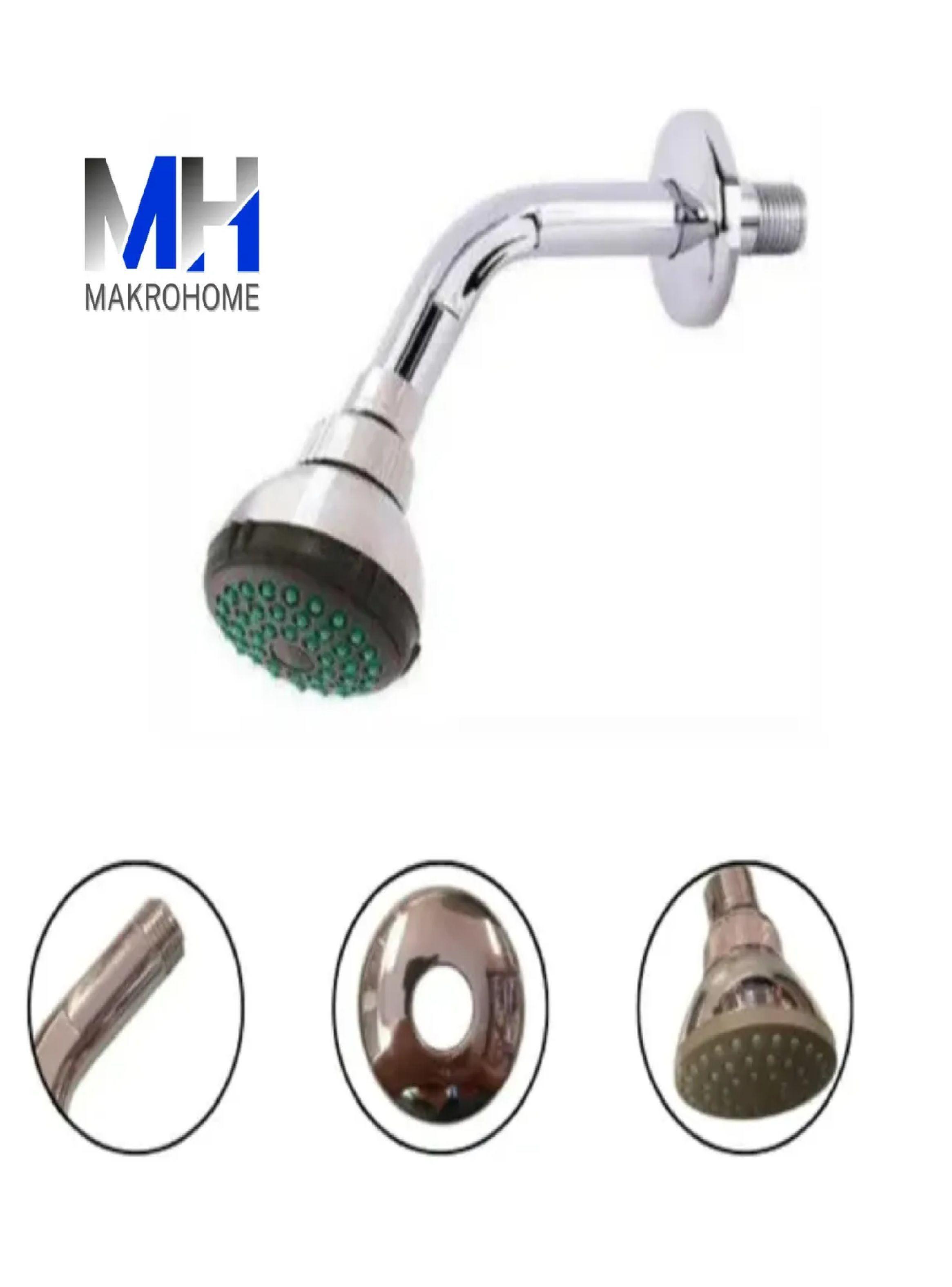 Ducha Fija Cromada Aquakit Cabeza Móvil Espiga Aquakit-2