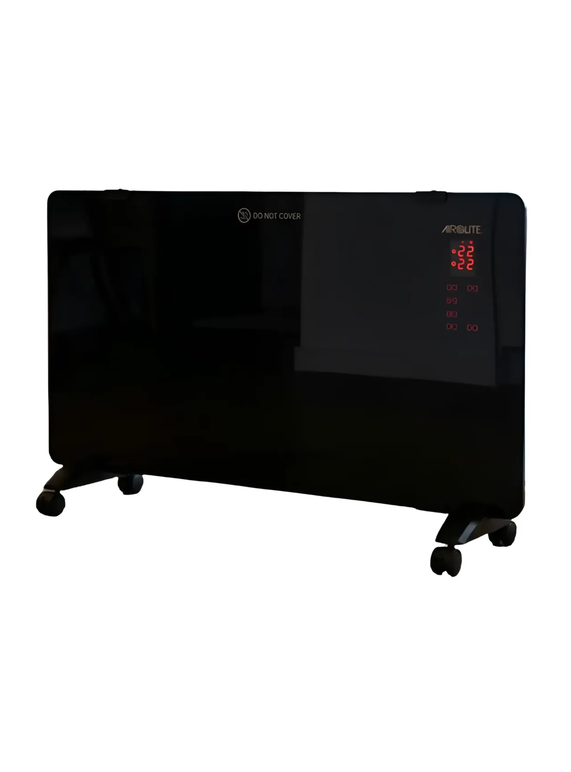 Calefactor Convector Panel Airolite Co rp 2000 Espejo Negro-0