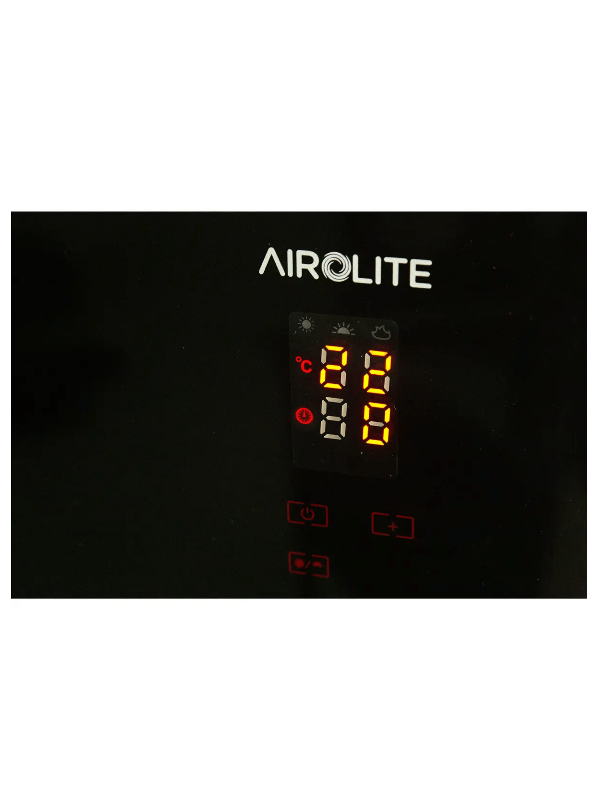 Calefactor Convector Panel Airolite Co rp 2000 Espejo Negro-5