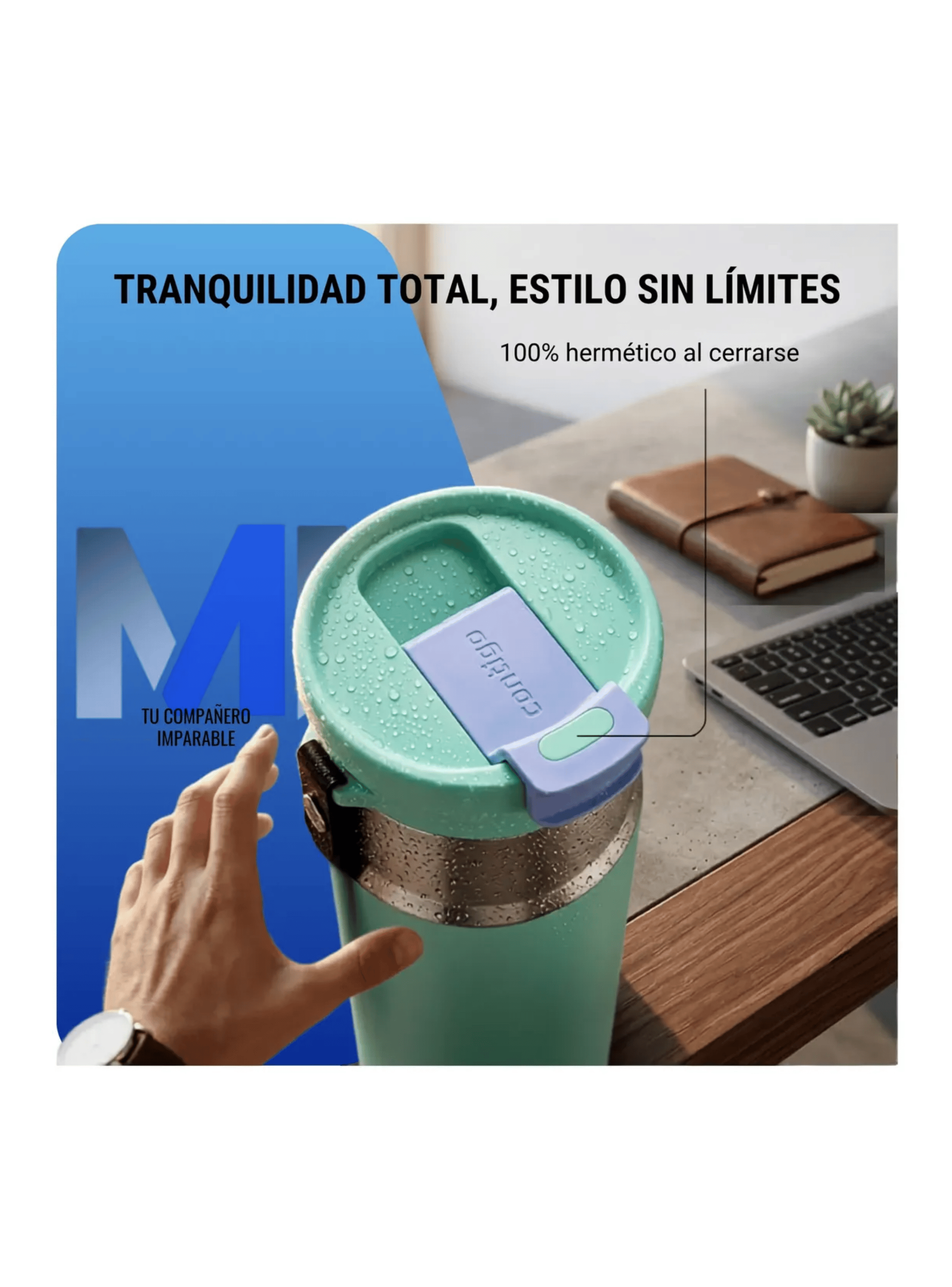 Botella Termica Contigo Dual Sip 473ml Frio Y Calor Inox-6