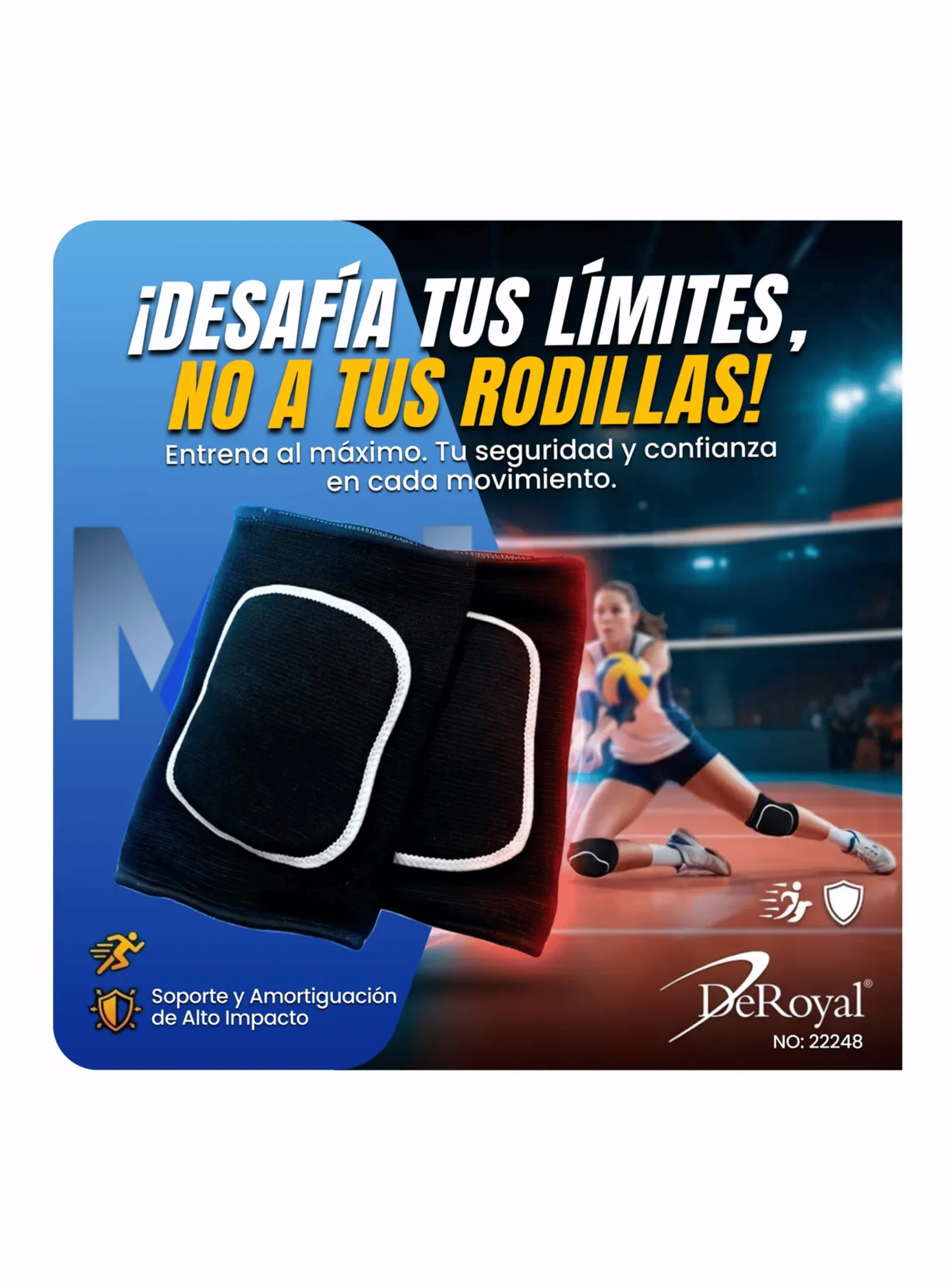 Rodilleras Deportivas Con Protecci n Acolchada-1