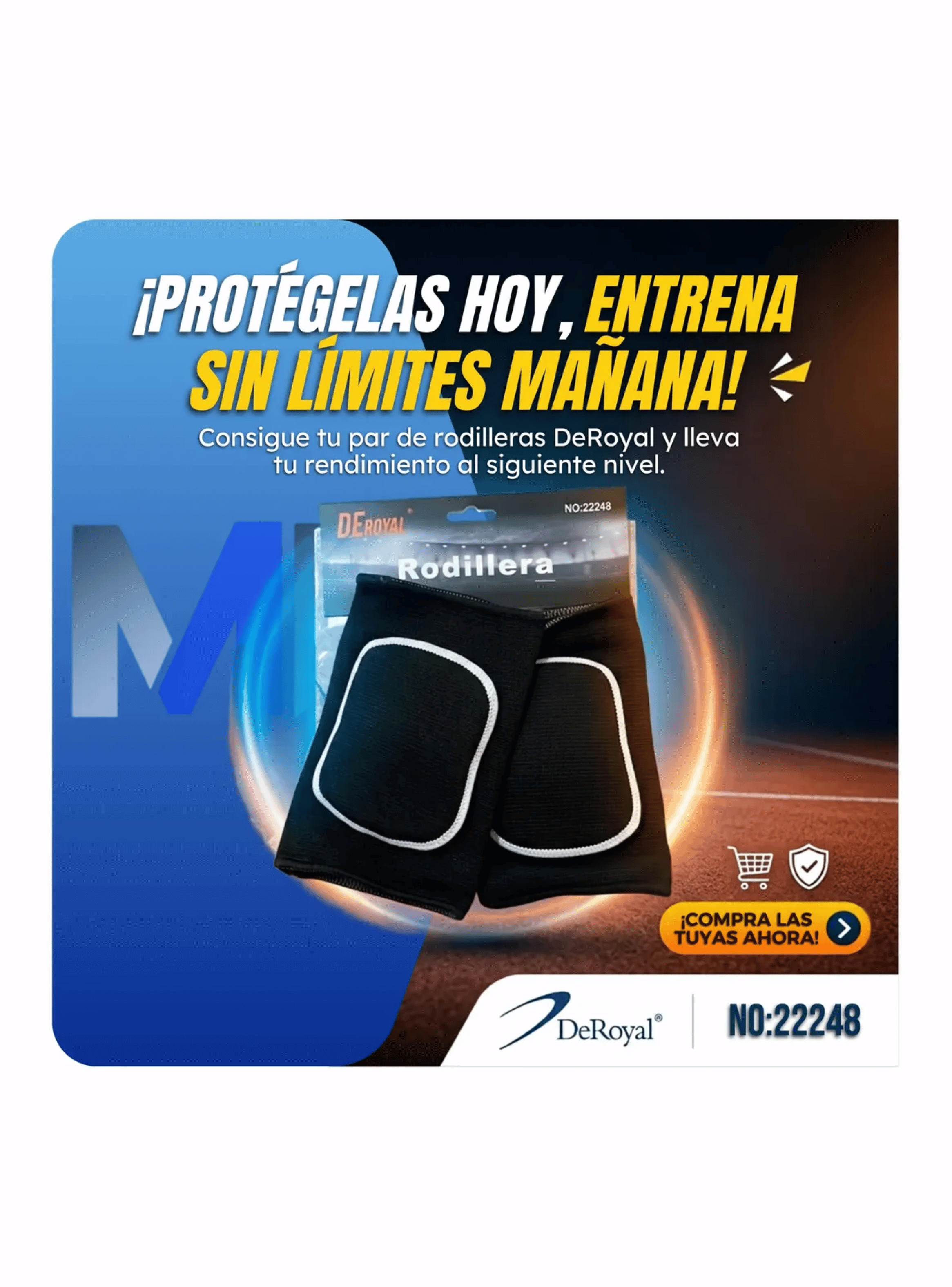 Rodilleras Deportivas Con Protecci n Acolchada-4