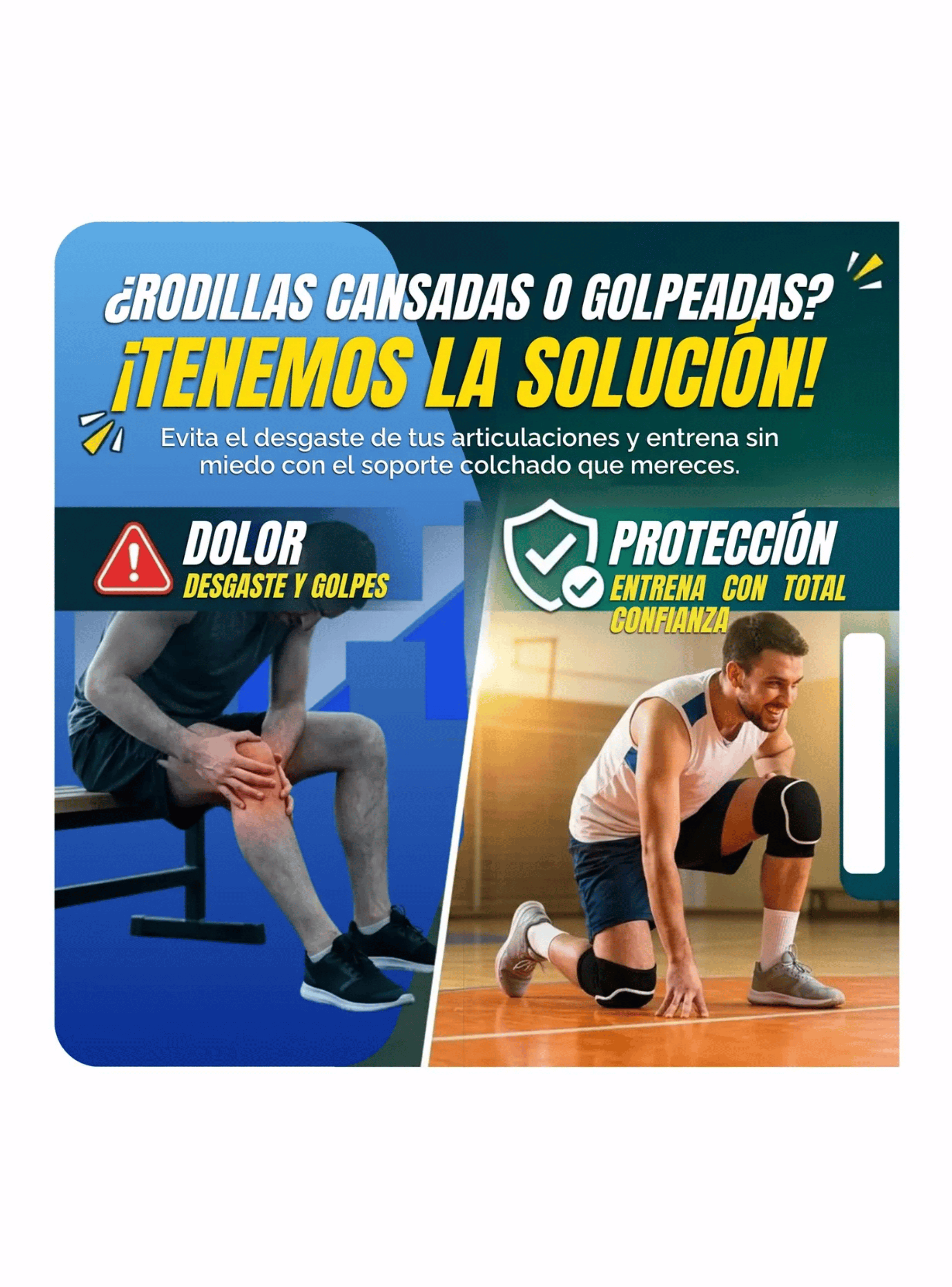 Rodilleras Deportivas Con Protecci n Acolchada-5