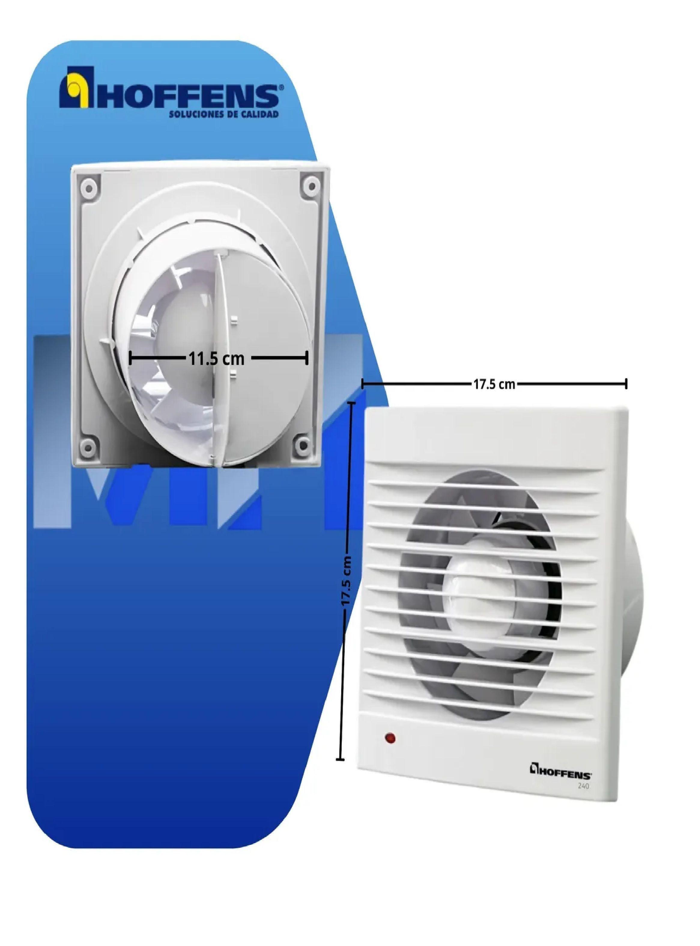 Extractor De Aire Para Baño 120mm 5 Pulgadas 240m3/h Cesmec-1