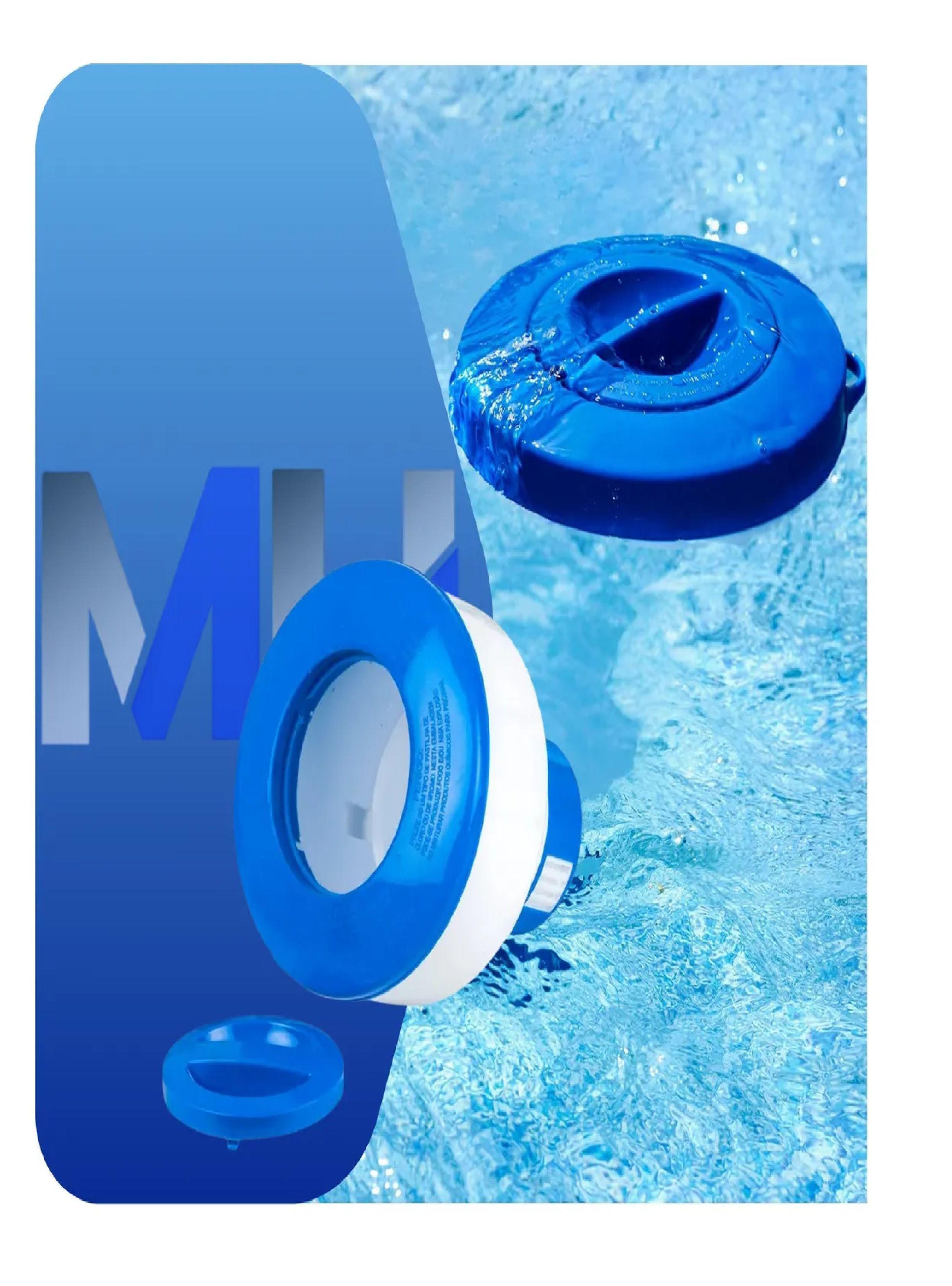 Dispensador De Cloro Para Piscinas Dosificador Deep Blue-3