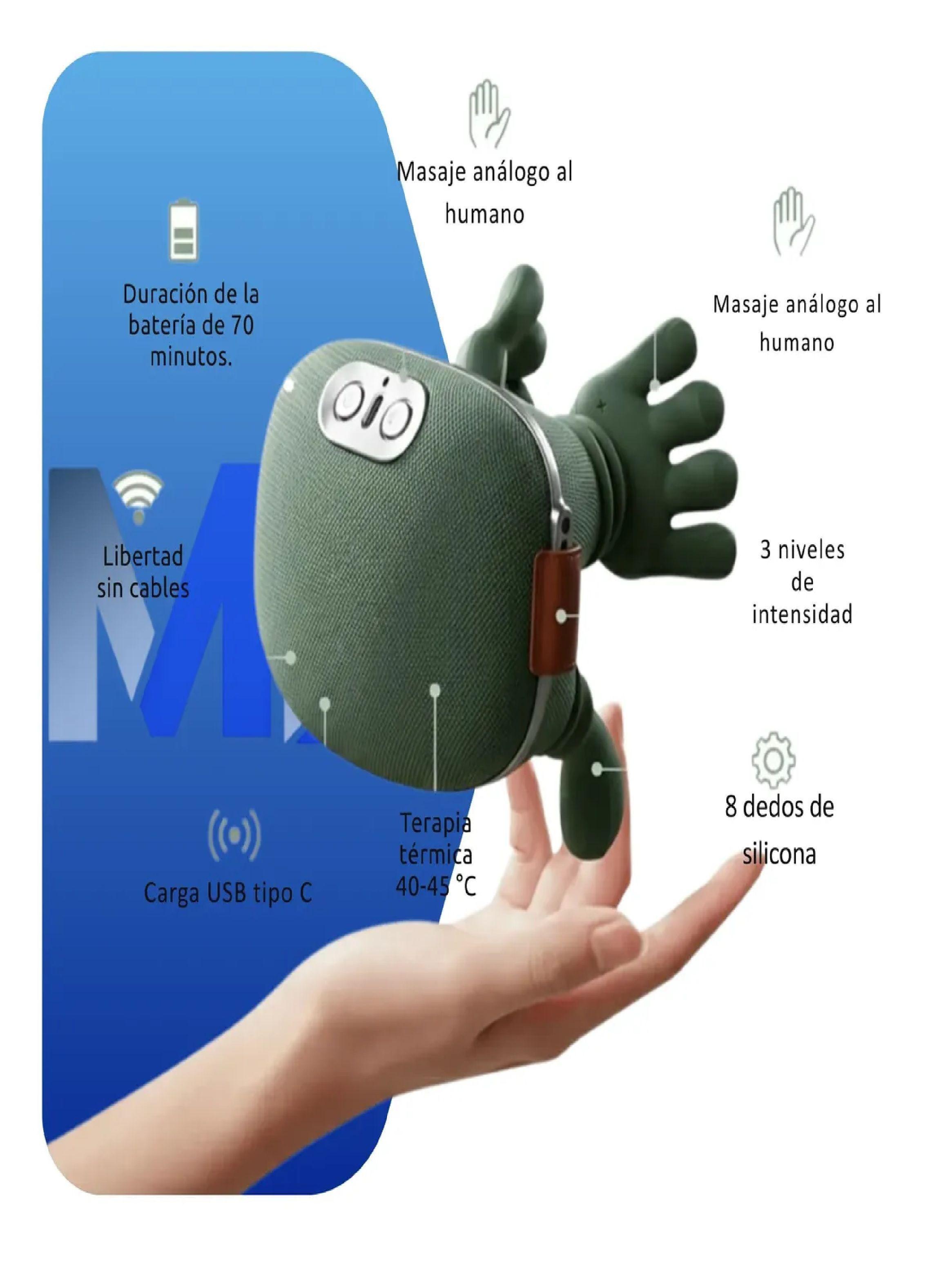 Masajeador Con Manos Cervical, Hombros, Lumbar Con Dedos-4