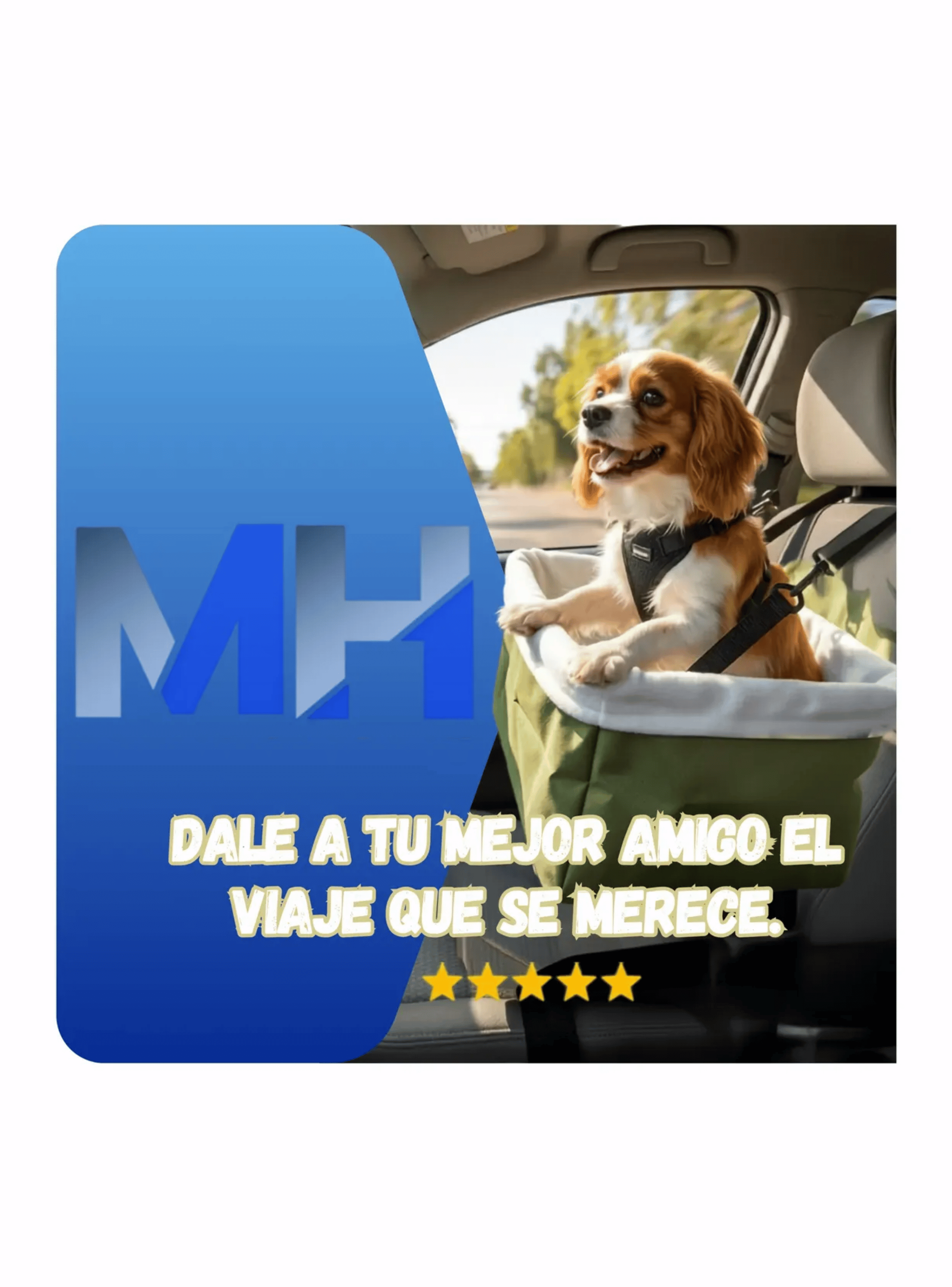 Silla Bolso Butaca Elevadora Para Perro Asiento De Auto-6