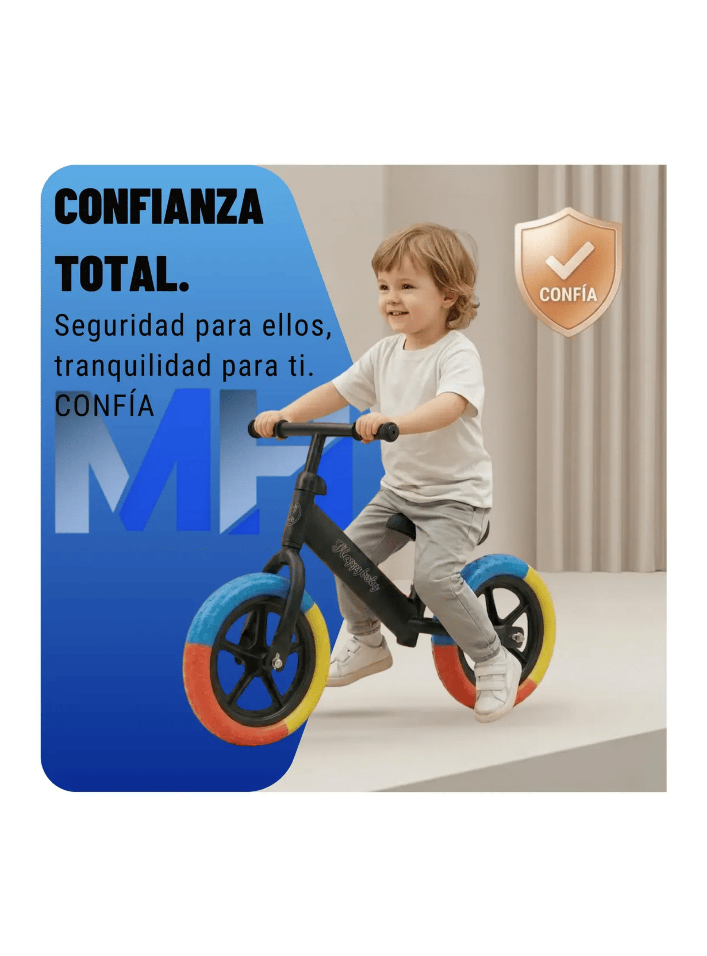 Bicicleta De Equilibrio Aprendizaje Ni os Sin Pedales Star Negro-4