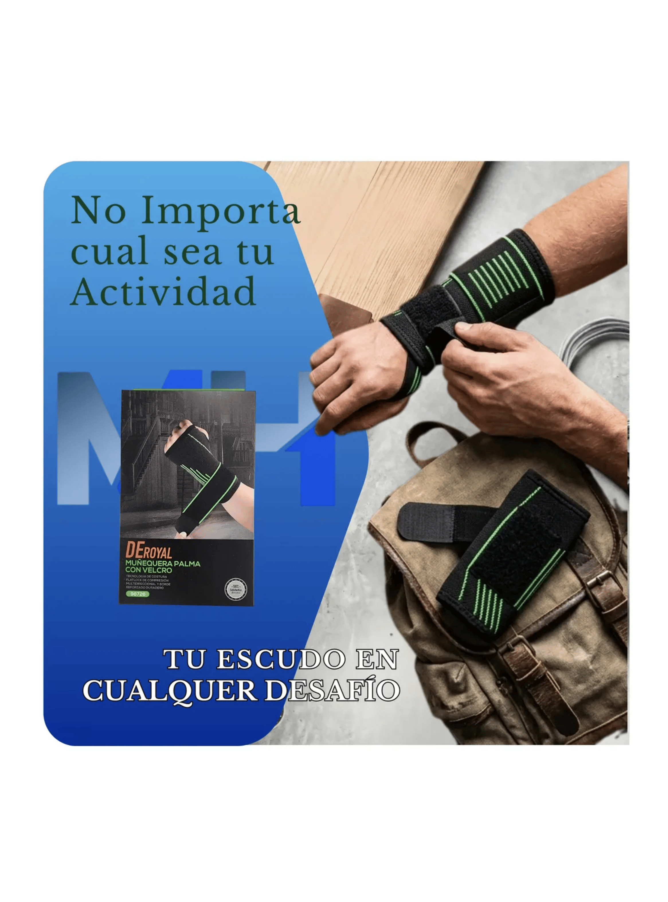 Mu equera Ortopedica Elastica Con Velcro Gimnasio Soporte-4
