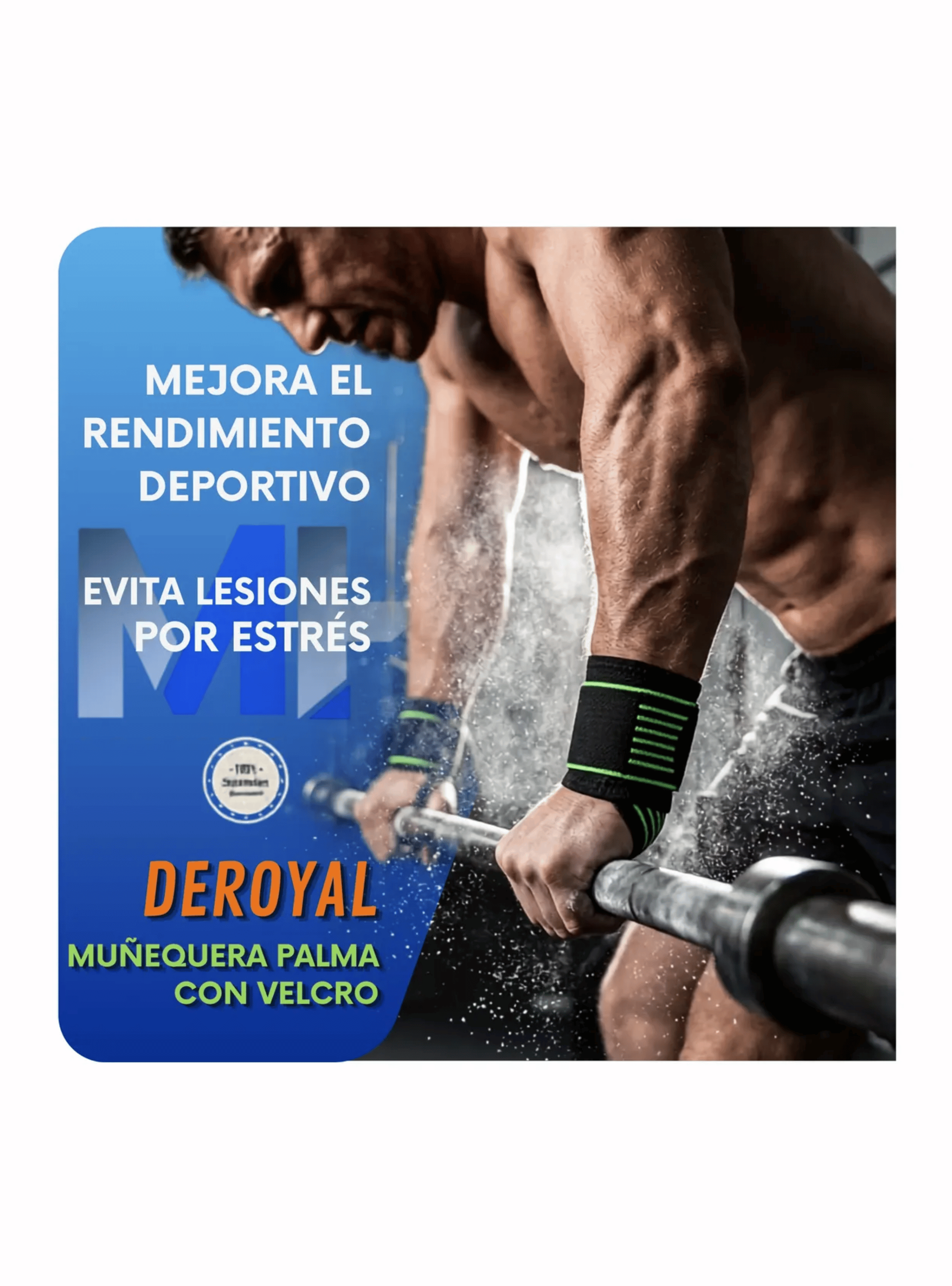 Mu equera Ortopedica Elastica Con Velcro Gimnasio Soporte-5