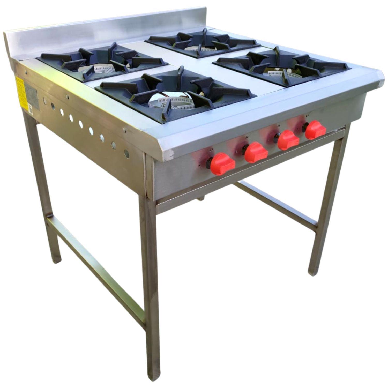 Cocina Industrial Ticgas Tipo Anafe 4 Platos-1